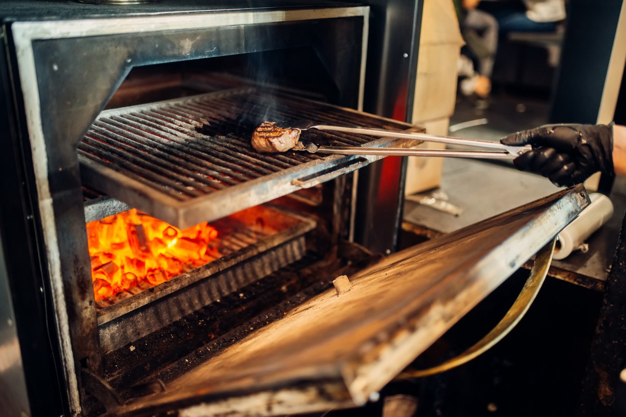 Стейк на гриле