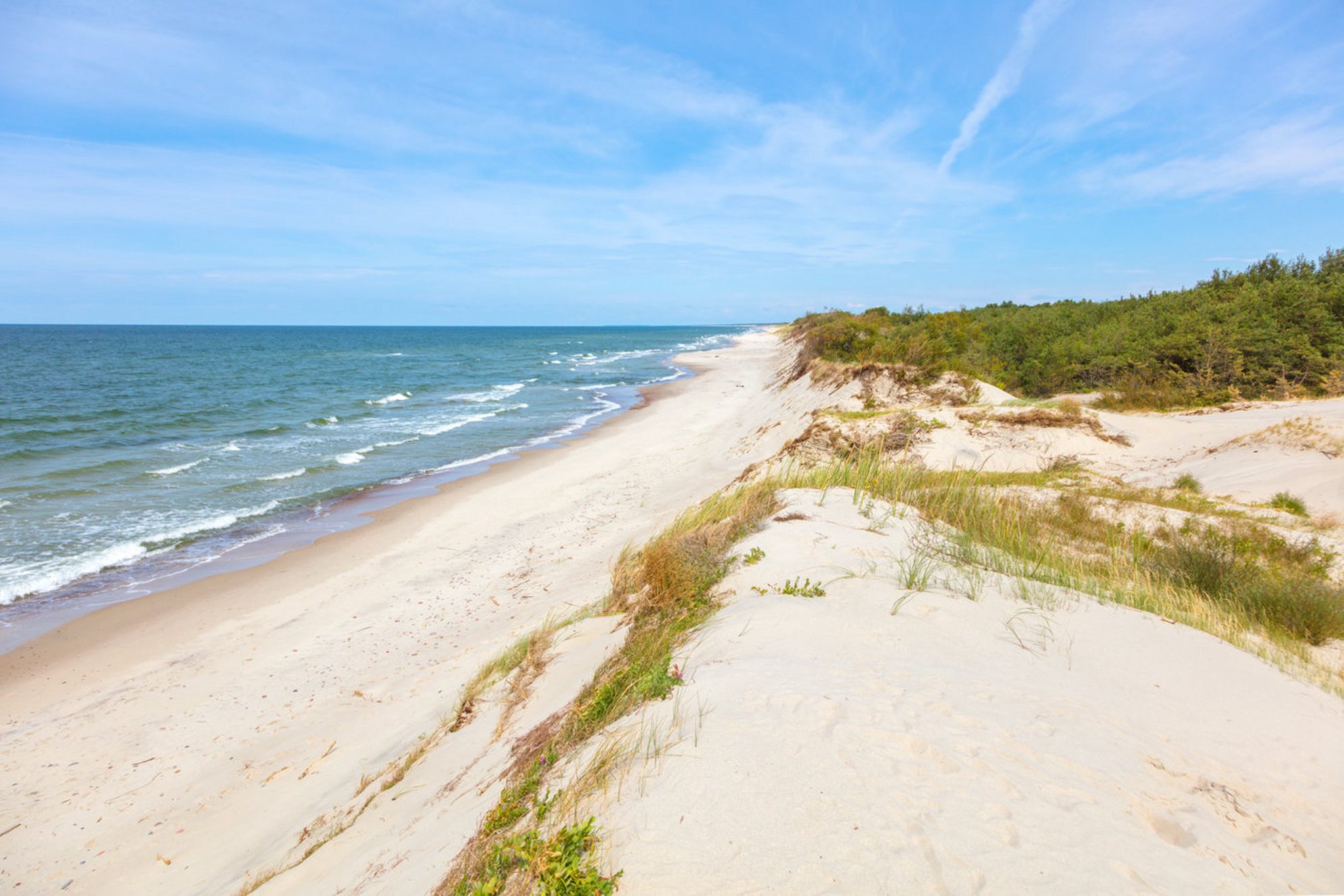 Куршская коса является объектом Всемирного наследия ЮНЕСКО. Источник: Shutterstock.