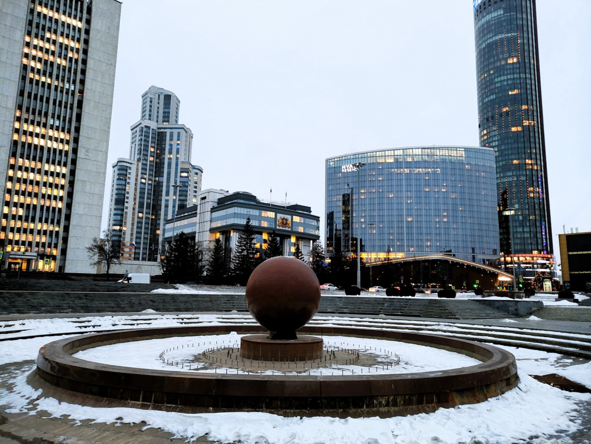 Екатеринбург-Сити зимой.Автор: Любовь Федорова