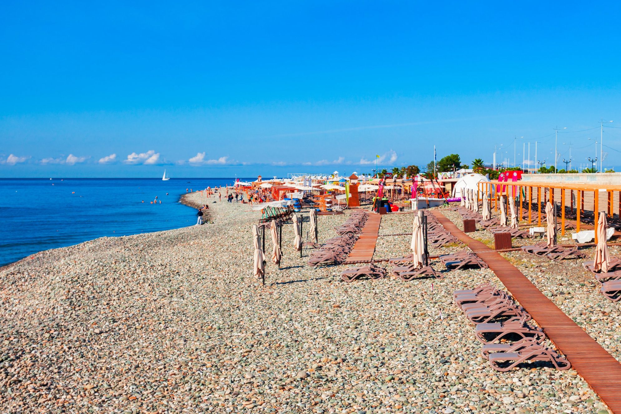 Имеретинский пляж в Сочи, Россия. Источник: Shutterstock