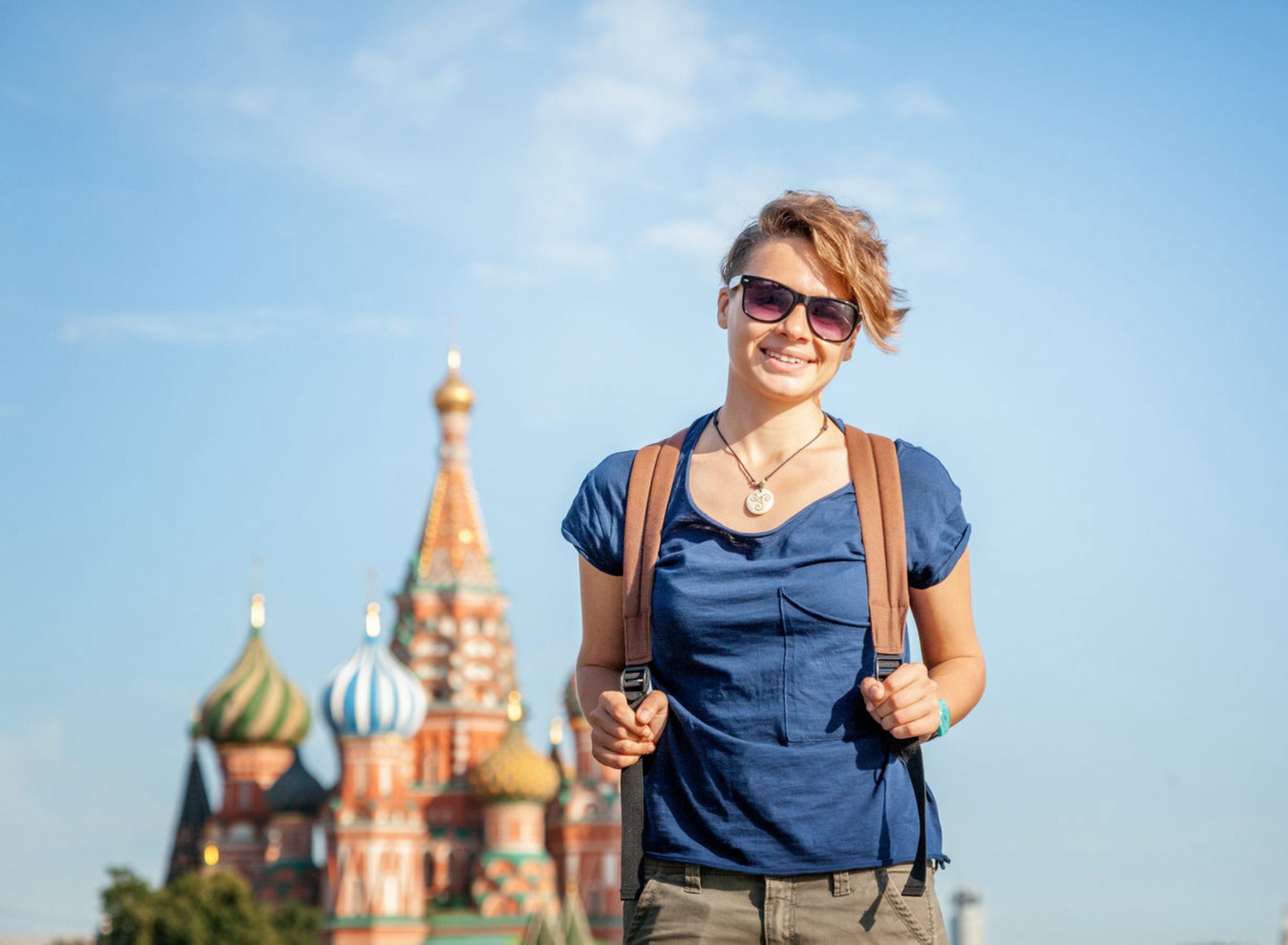 Селфи на Красной площади - классика Shutterstock