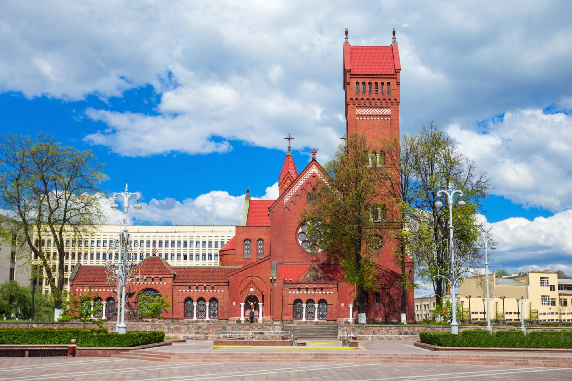 Костел построен в начале XX века - с 1905 по 1910 год. Источник фото: shutterstock.com
