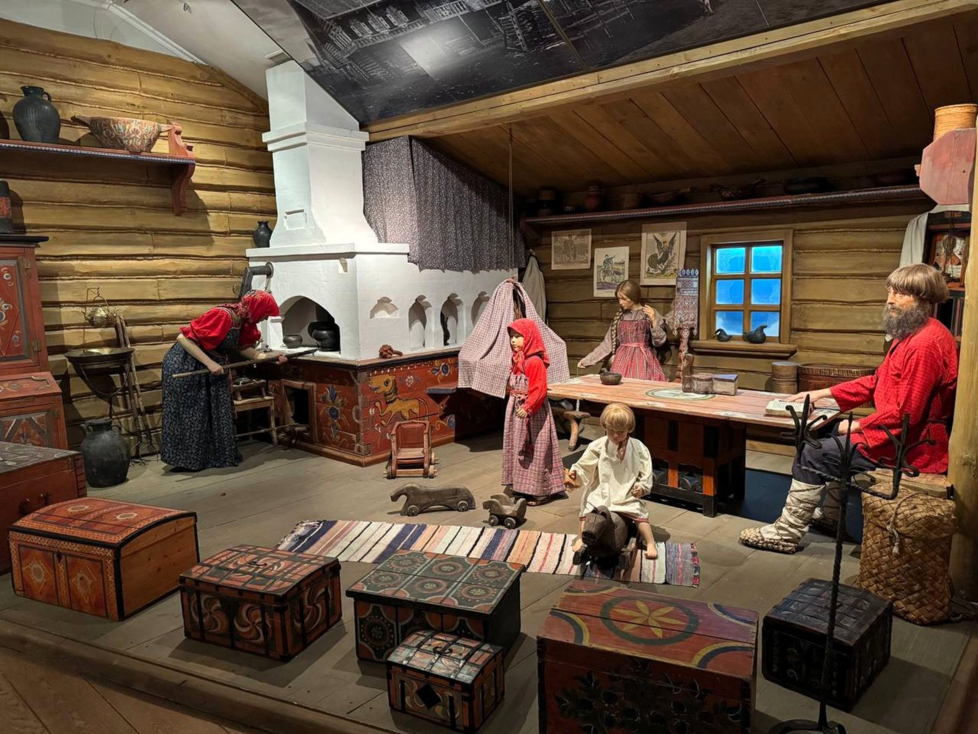 Экспозиция одного из залов, посвященных крестьянскому сословию. Автор фото: Любовь Федорова