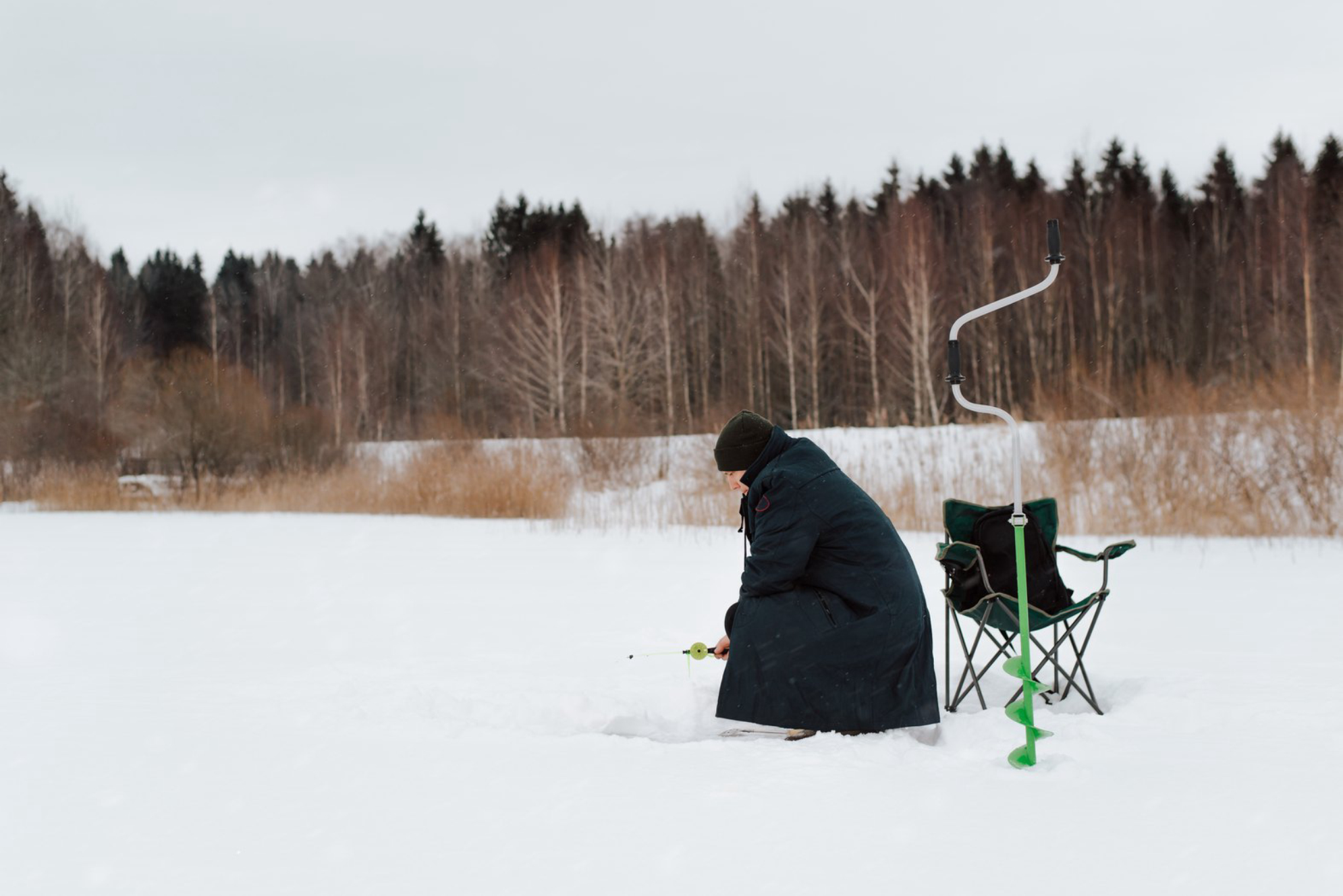 Зимняя рыбалка.
