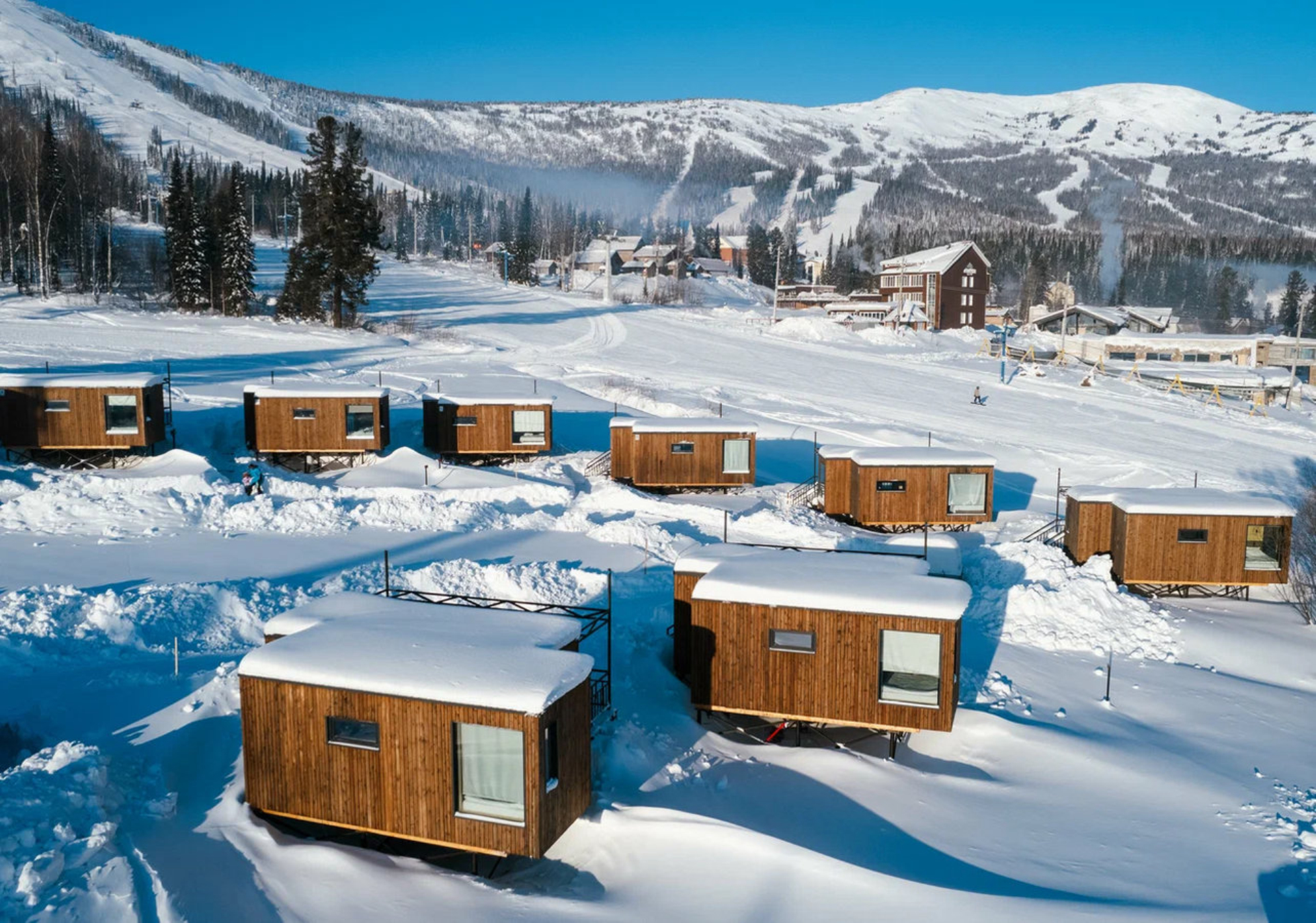 Отель «Горная деревня Воздух», Шерегеш. Источник