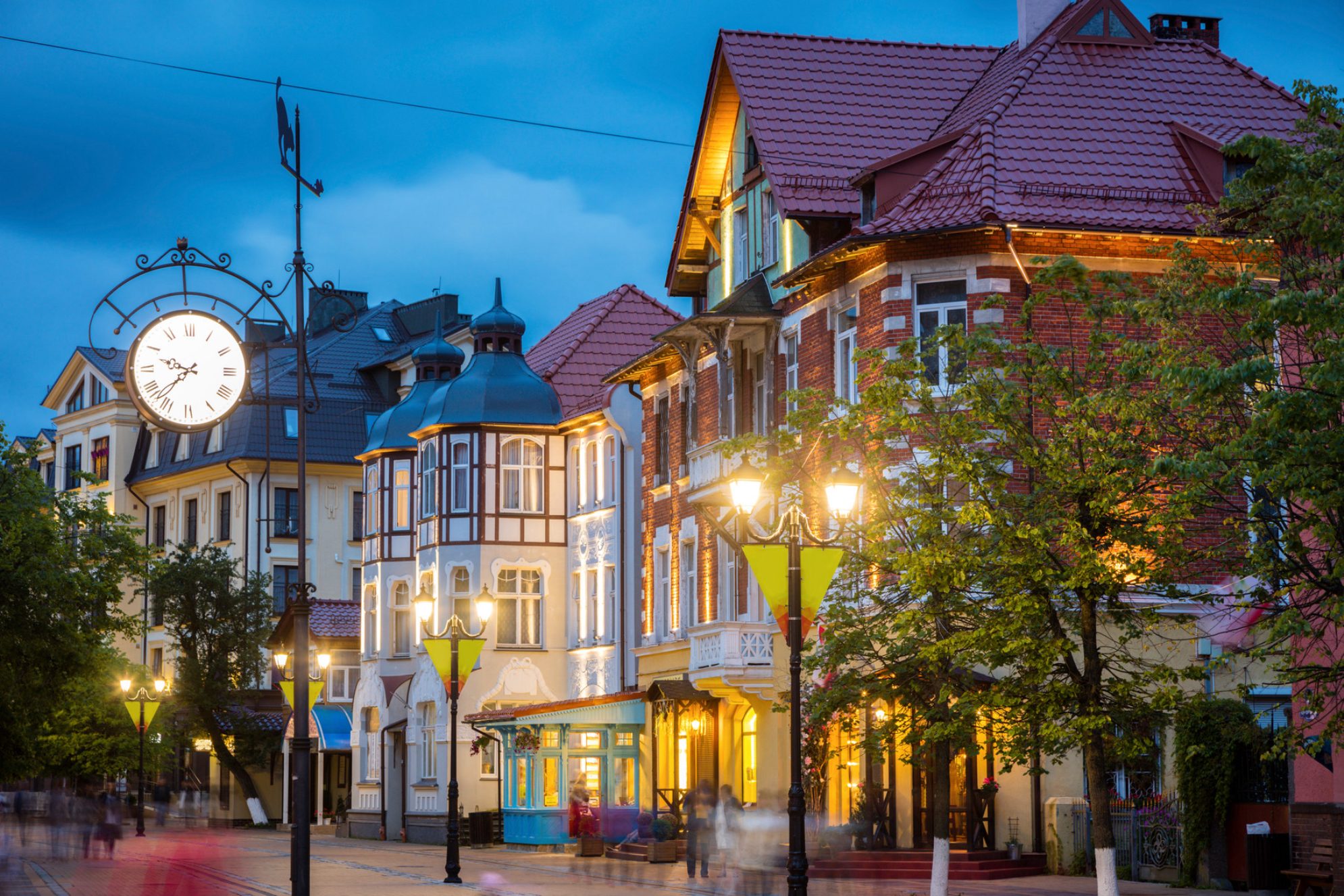 Архитектура Зеленоградска, Калининградская область. Источник: Shutterstock