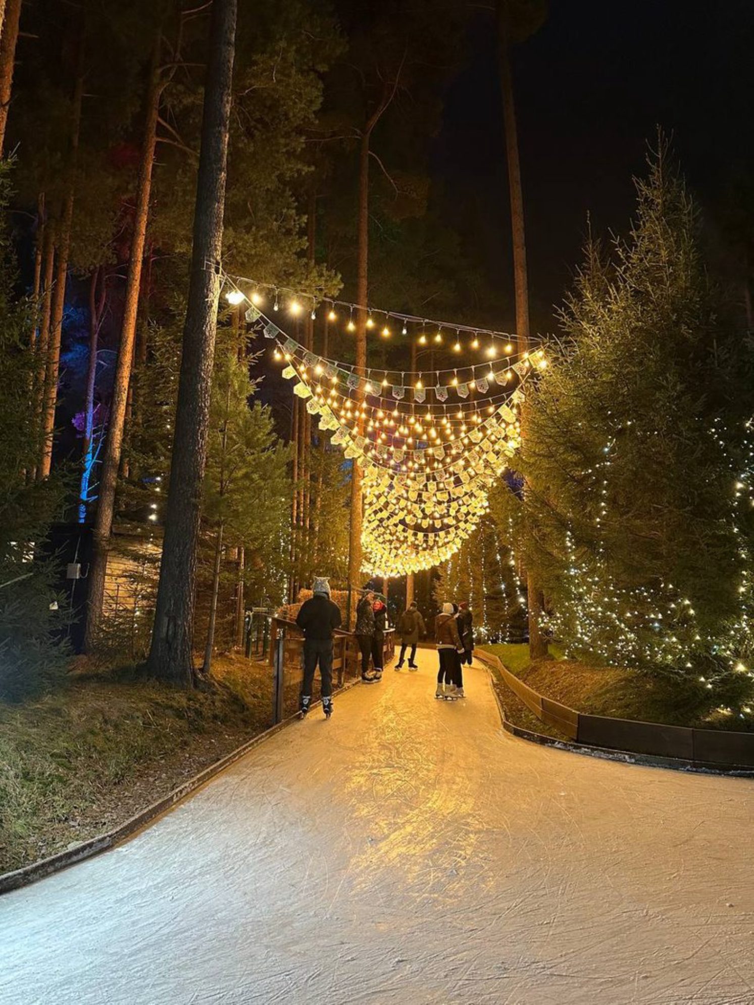 Каток на территории Охта парка. Автор фото: Анастасия Тронькова