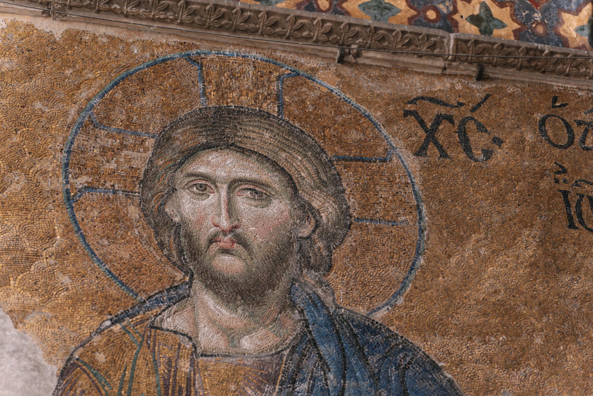 Мозаика Христа Пантократора в Соборе Айя София. Источник фото: shutterstock.com