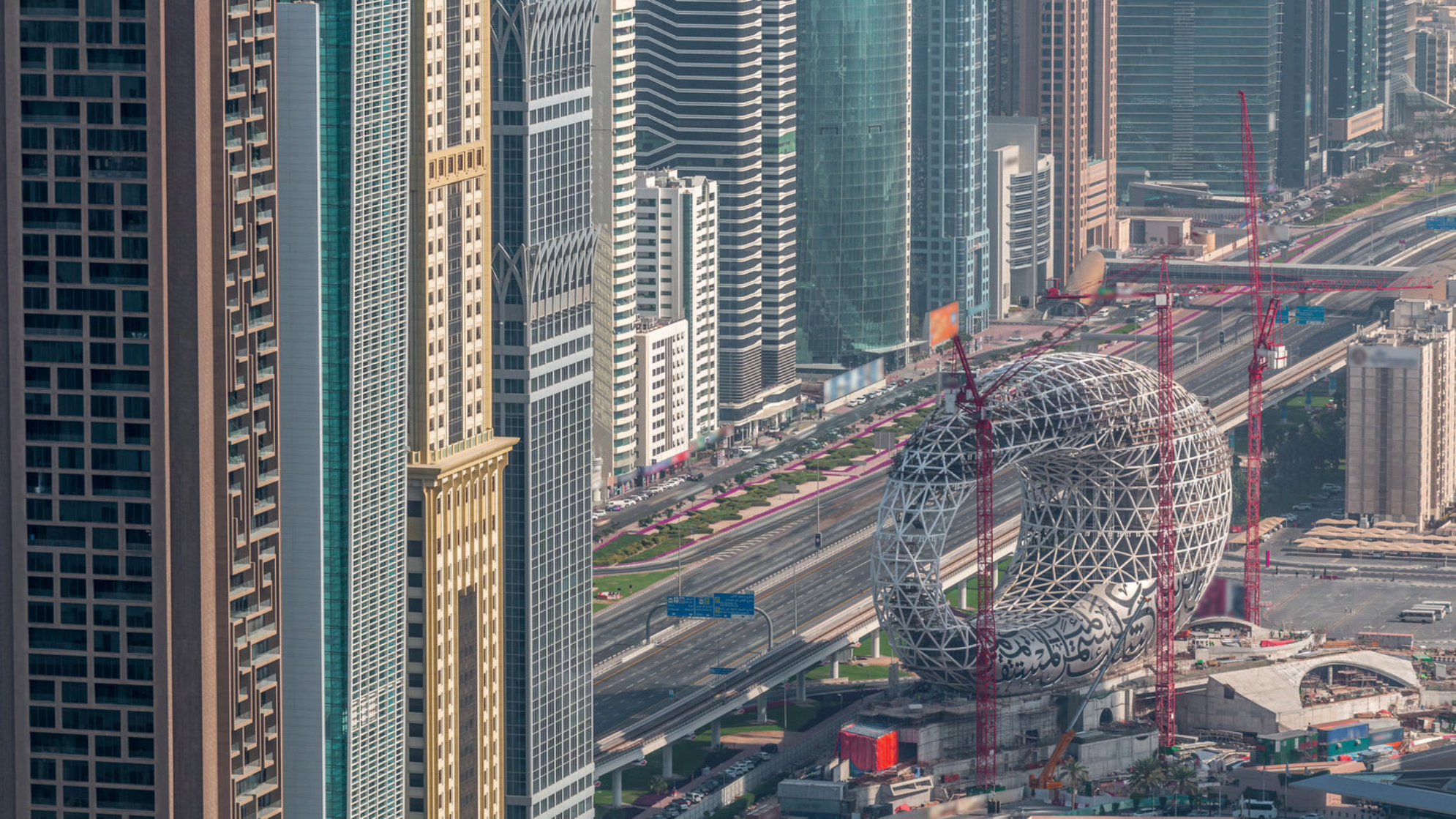 Строительная площадка Музея будущего, Дубаи. Источник: Shutterstock