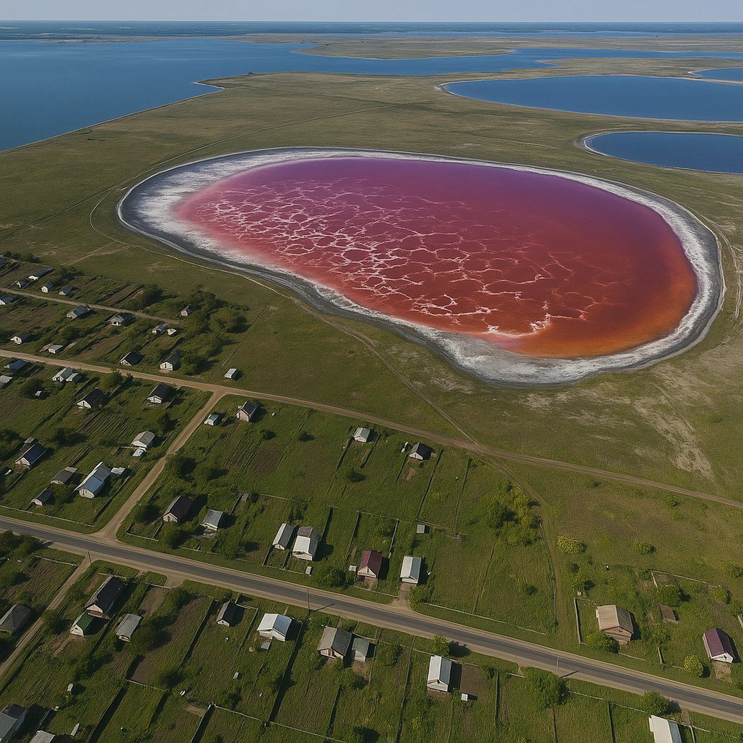 Малиновое озеро в Алтае.