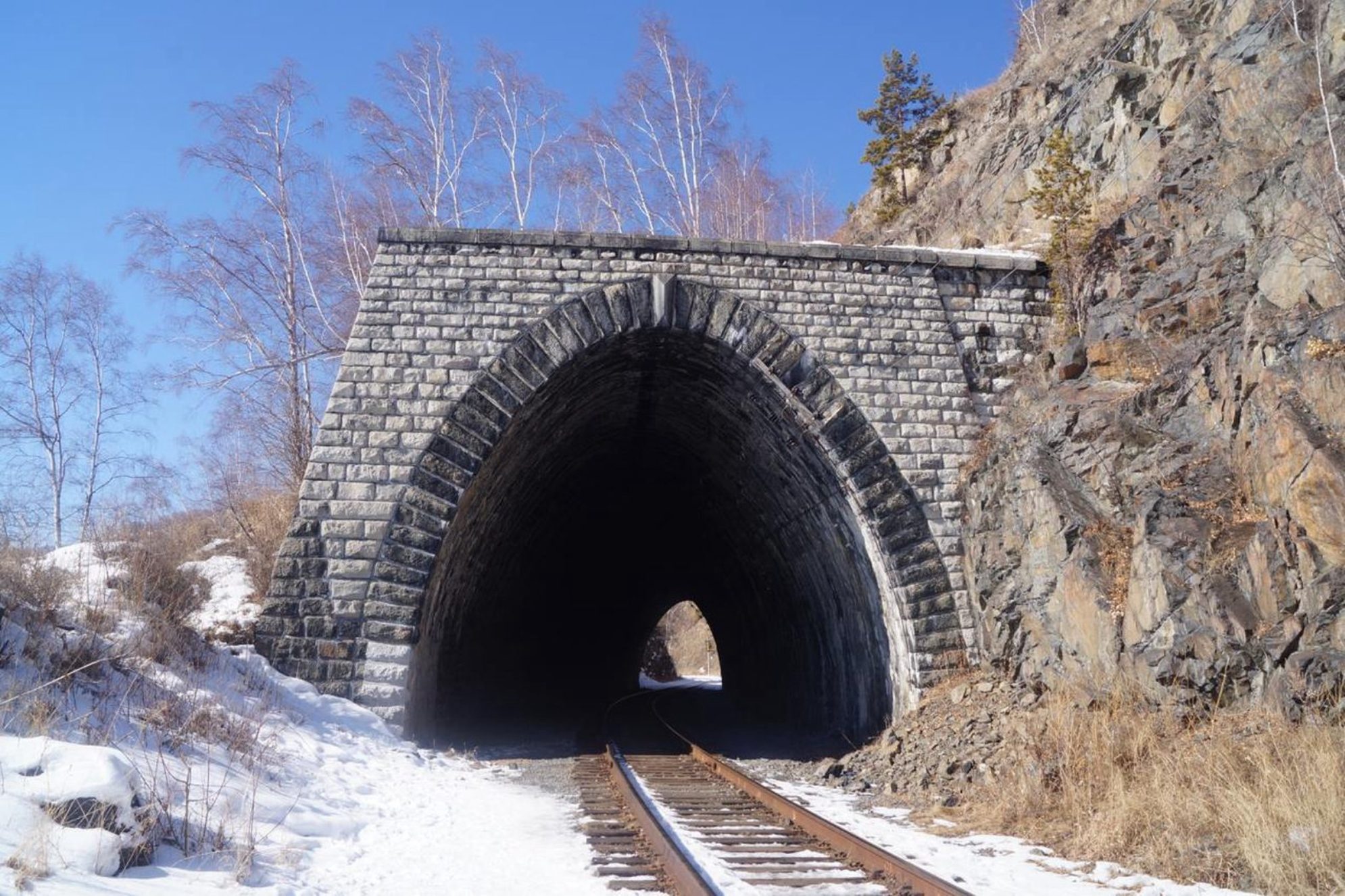 Туннель Кругобайкальской железной дороги. Автор фото: Марина Тихомирова