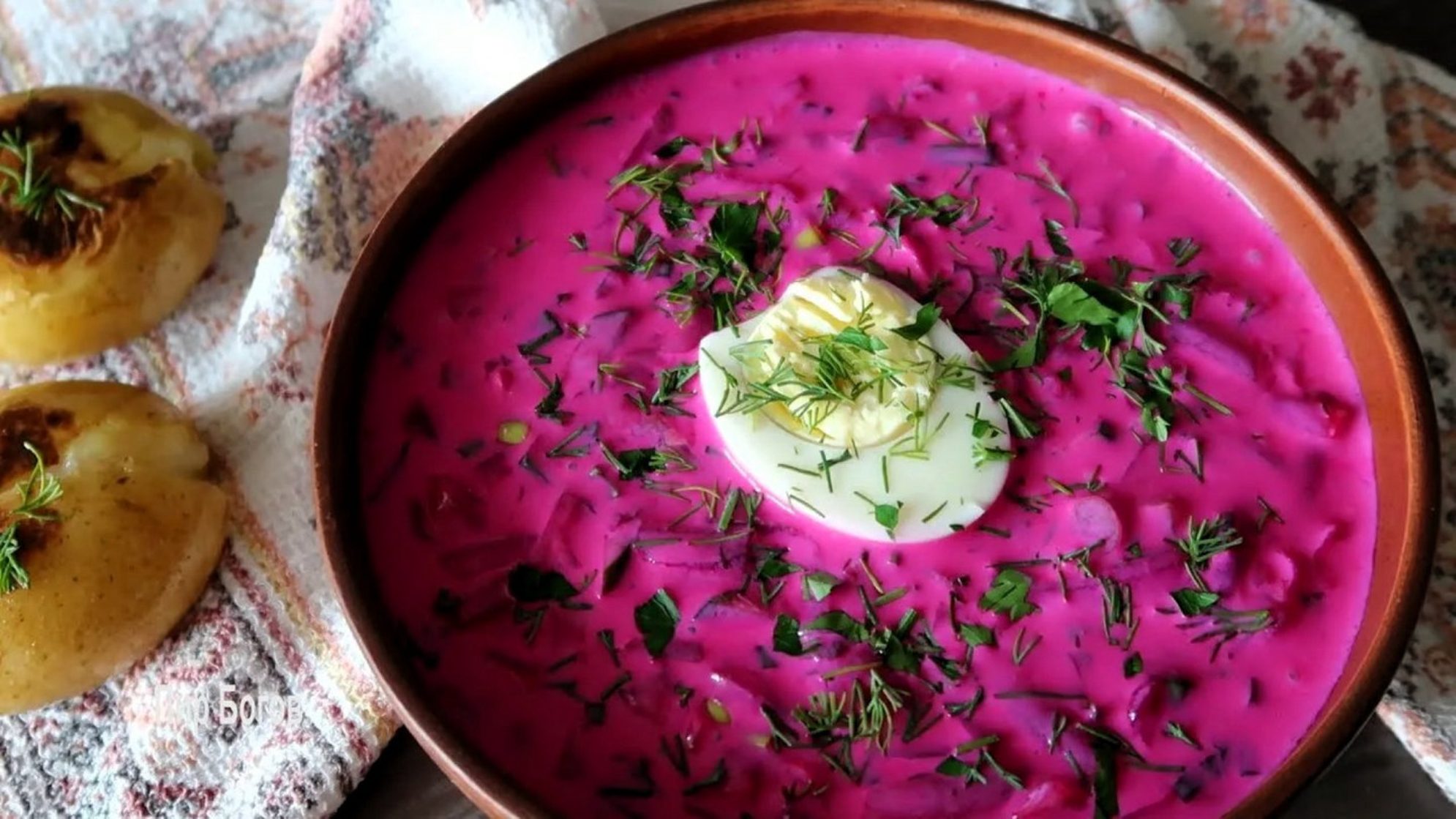Шалтибарщяй - настоящий холодный литовский борщ. Автор фото: Любовь Федорова