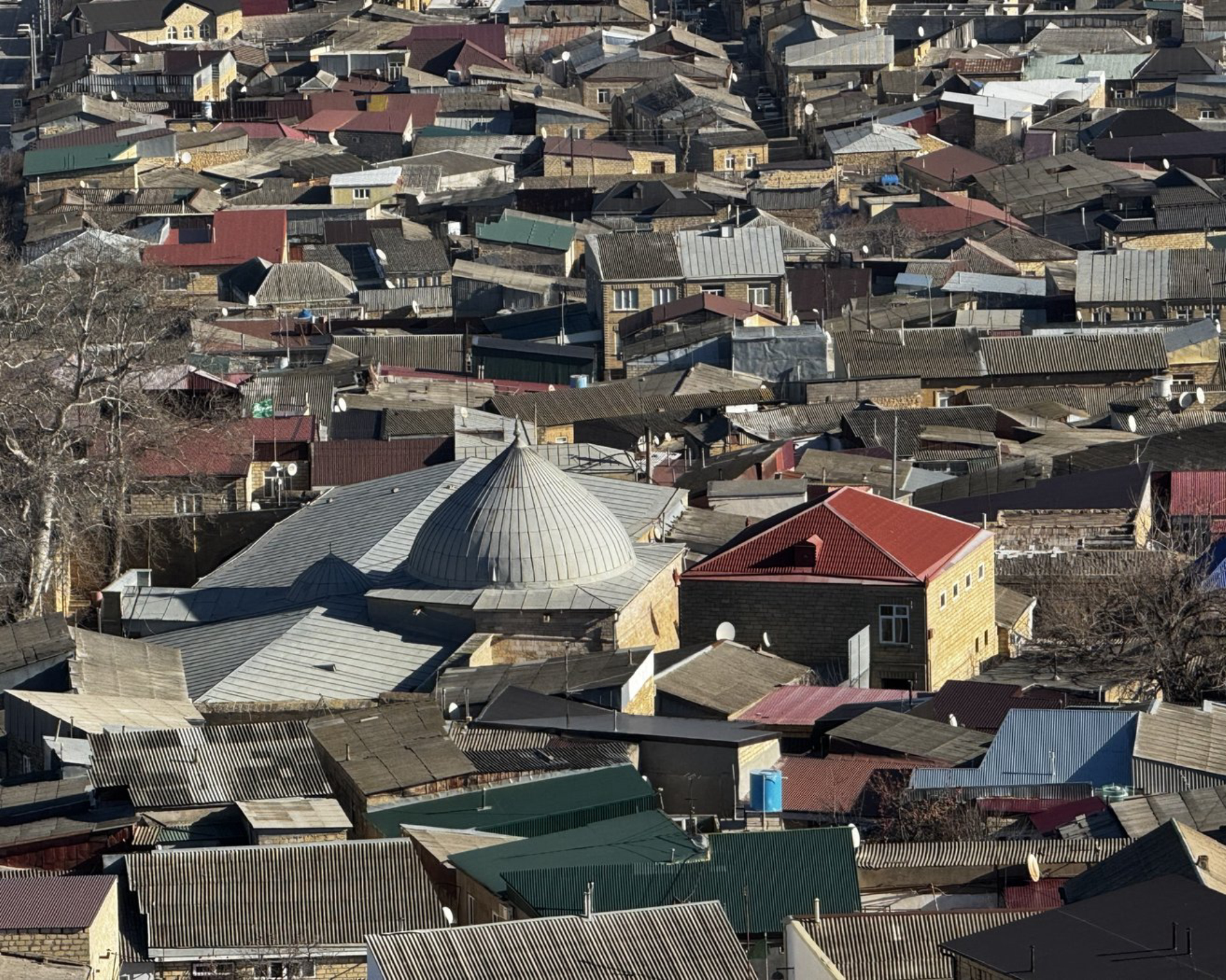 Магалы – вид сверху на лабиринты улиц. Город Дербент. Автор: Кристина Лазарева