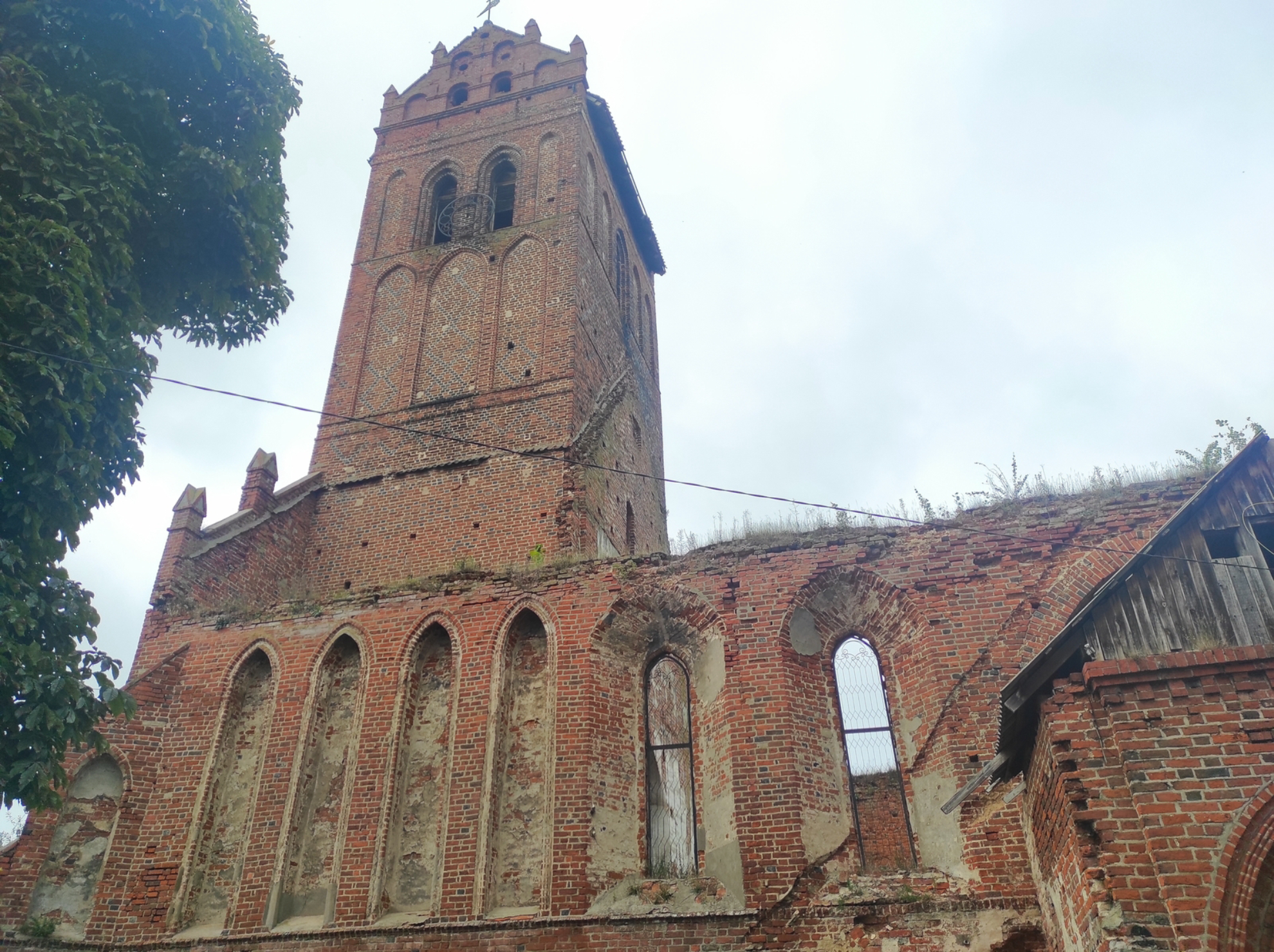 Кирха Гердауэна в поселке Железнодорожный, 2024 год.Источник фото: drive.google.comАвтор: Татьяна Леднева