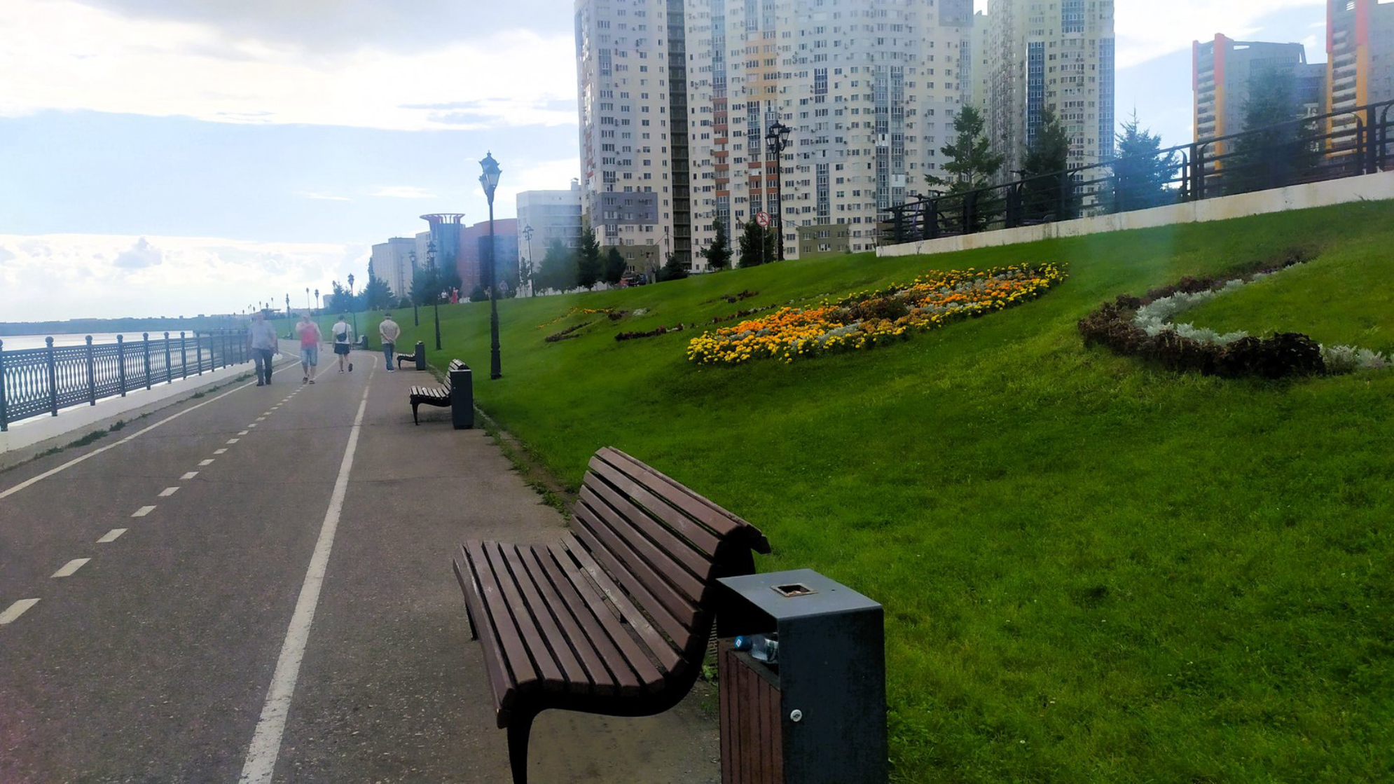 Набережная Космонавтов, Саратов. Автор фото: Л.Федорова