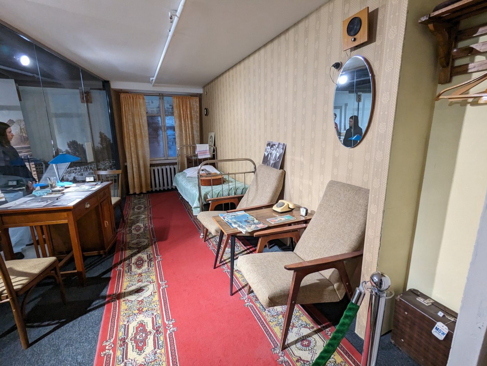 Воссозданный номер гостиницы «Большой Урал», где проживал В. Высоцкий во время гастролей. Автор фото: Любовь Федорова