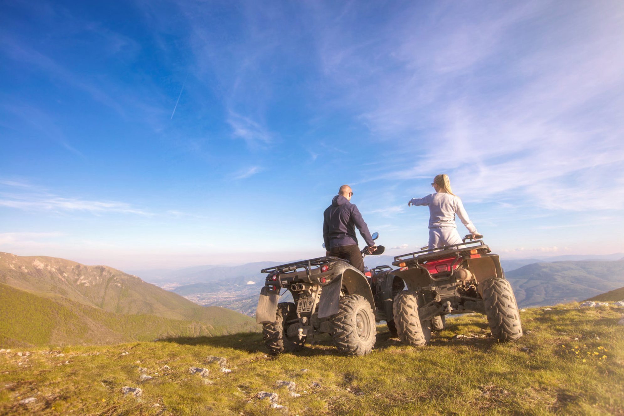 В Кисловодске можно покататься на квадроциклах. Источник