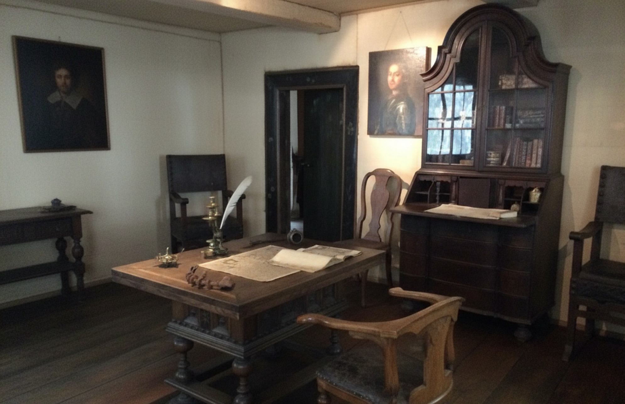 Внутри кабинета Петра I