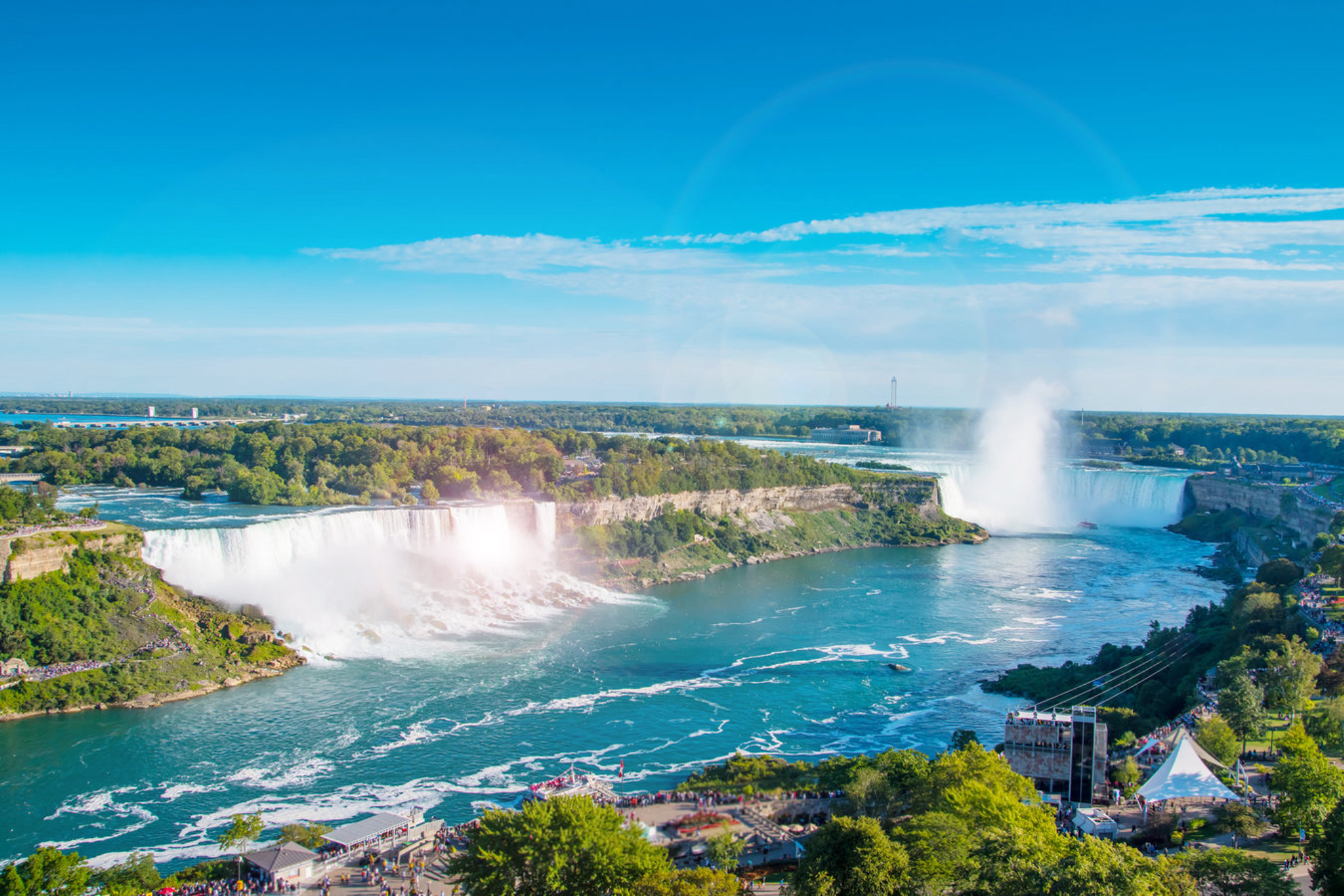 Ниагарский пролив между Соединенными Штатами Америки и Канадой. Источник: Shutterstock