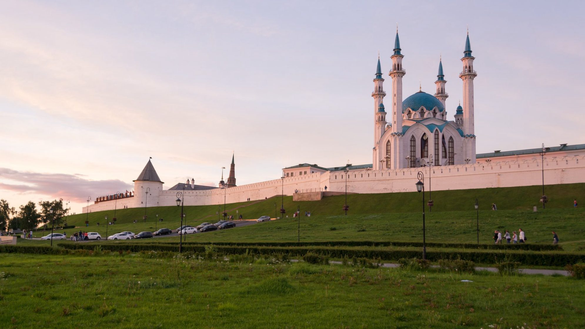 Мечеть Кул-Шариф на закате, Казань. Источник: Envato Elements