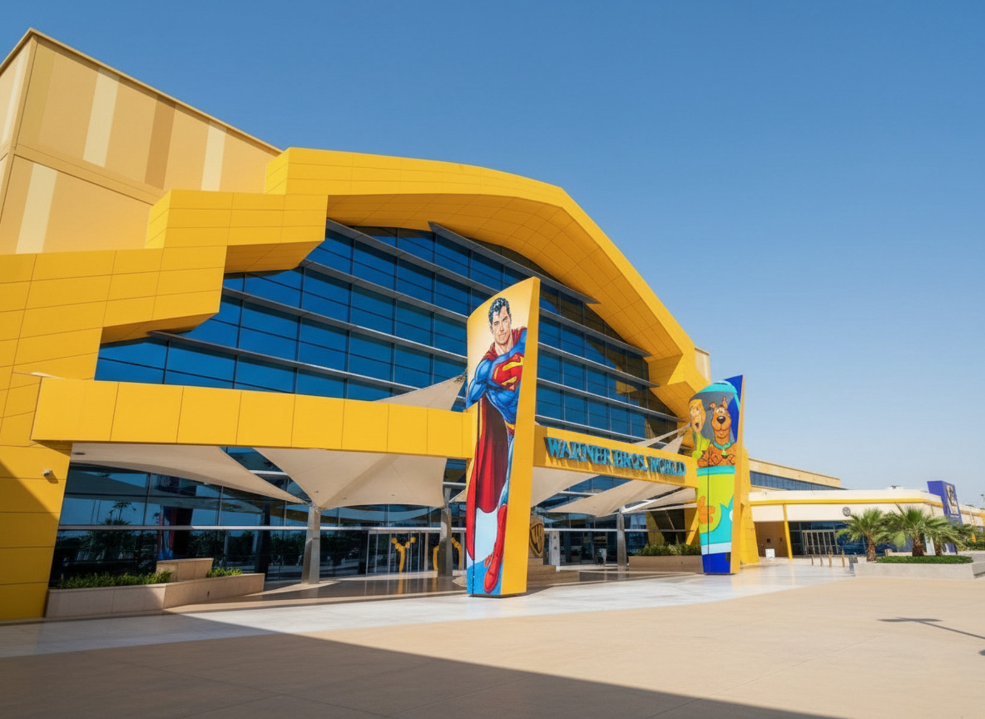 Красочный вход в тематический парк