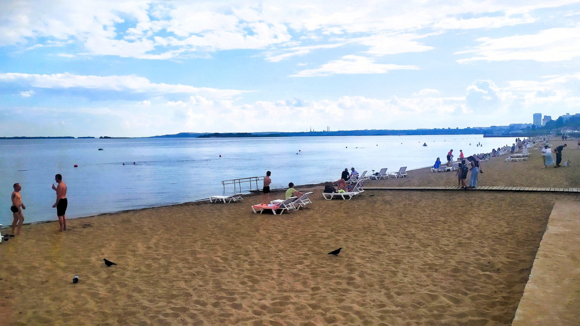 Пляжная зона 1 уровня, набережная Саратова. Автор фото: Л.Федорова