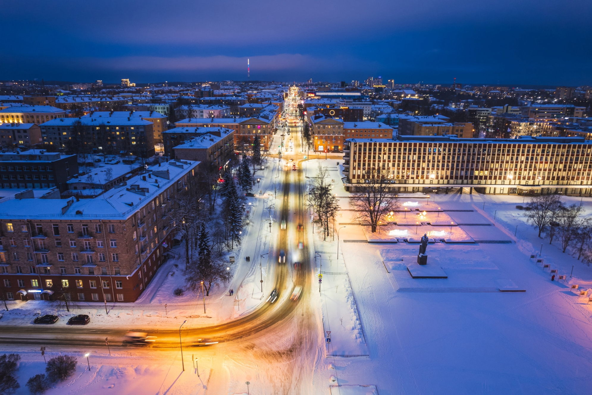 Петрозаводск - столица Республики Карелия, Россия. Источник: Shutterstock