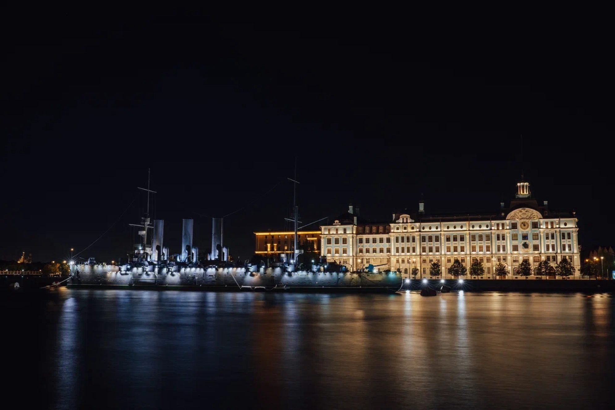 Крейсер «Аврора» в Санкт-Петербурге.Источник фото: Лицензионный фотобанк Санкт-Петербурга