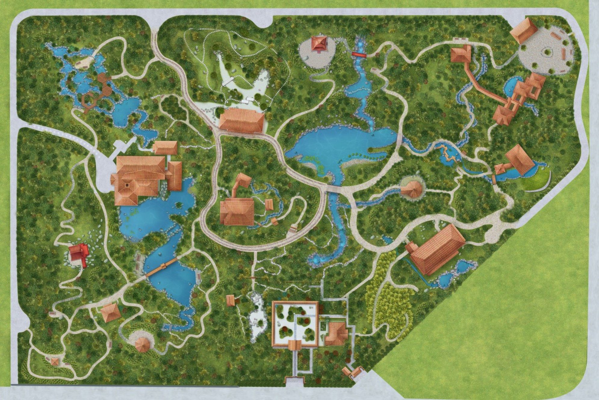 Карта Японского сада в Краснодаре. Источник: japan.parkkrasnodar.com. Автор: japan.parkkrasnodar.com