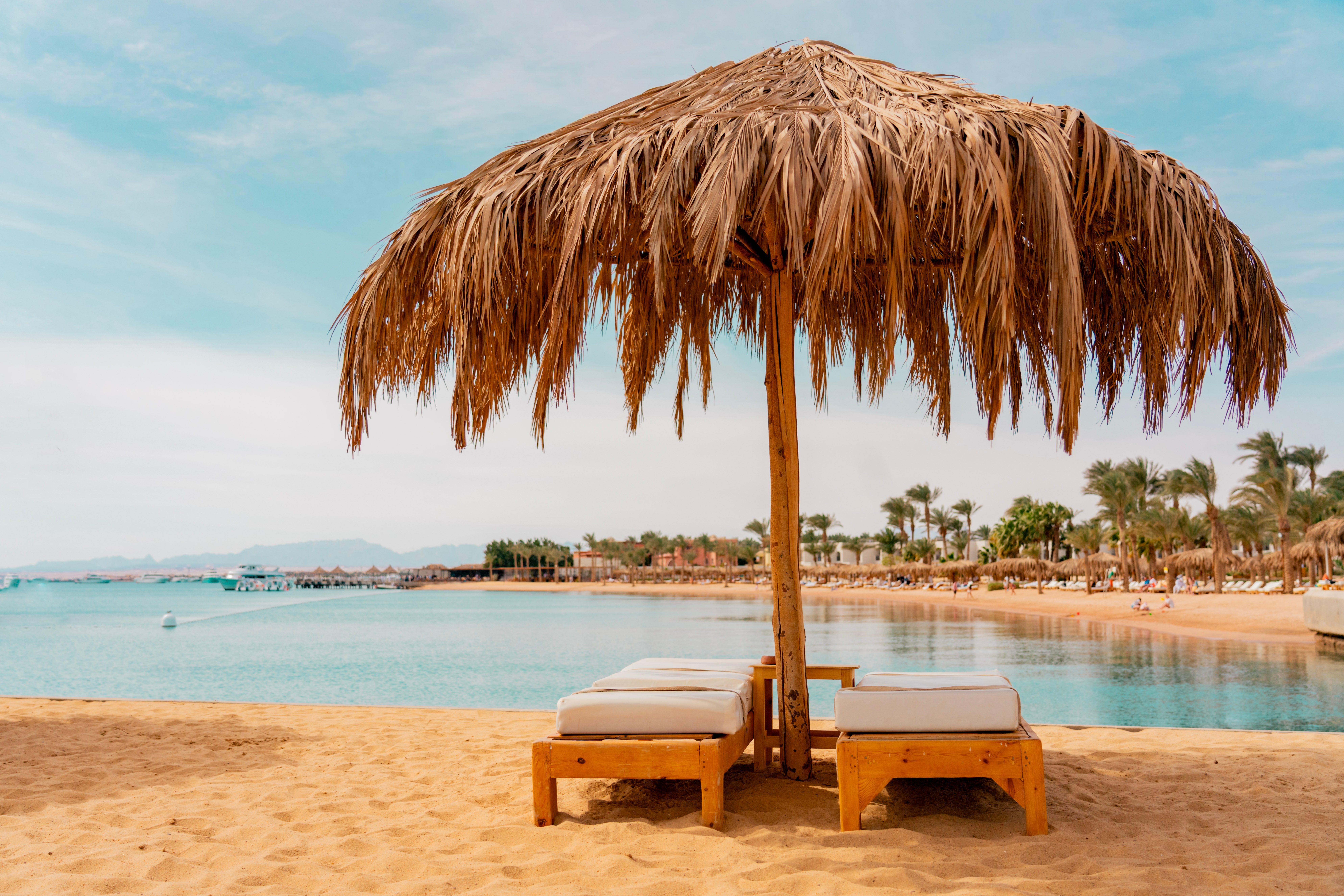 Пляж на Красном море, Хургада. Источник: Shutterstock