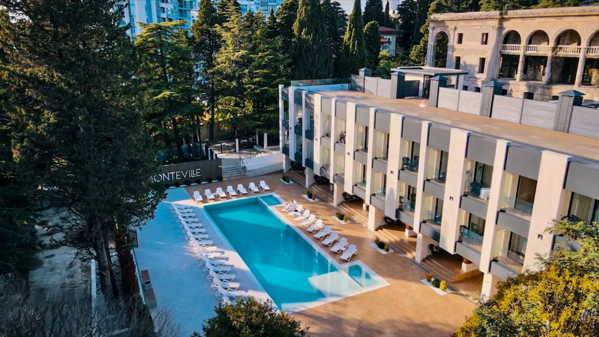 Отель Монтевиль by Adamand Resort 4*, Сочи, Россия.