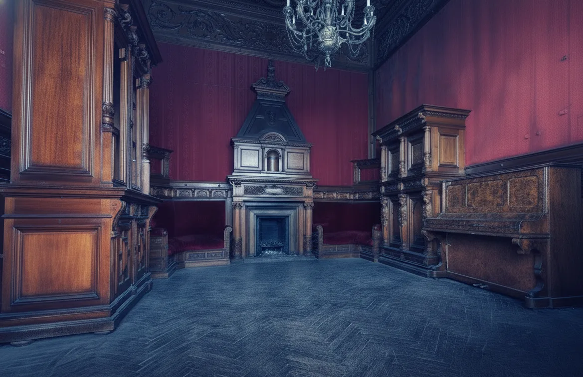 Тот самый бильярдный зал без бильярдного стола в особняке