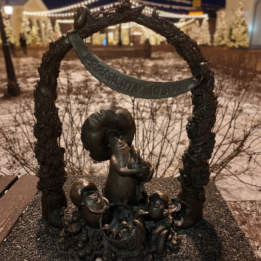 Грибы на Рязанской ВДНХ, Рязань.