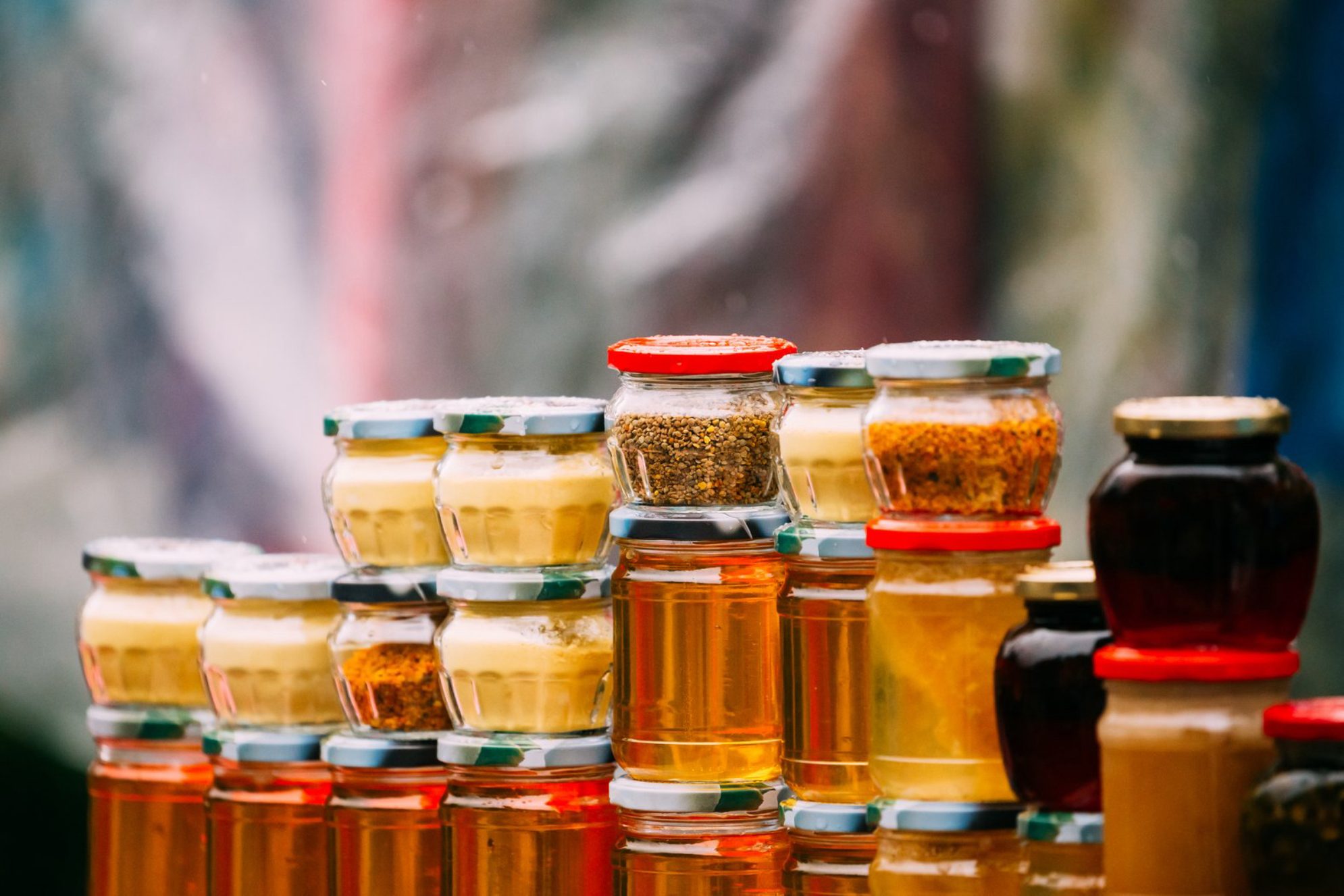 Баночки меда.