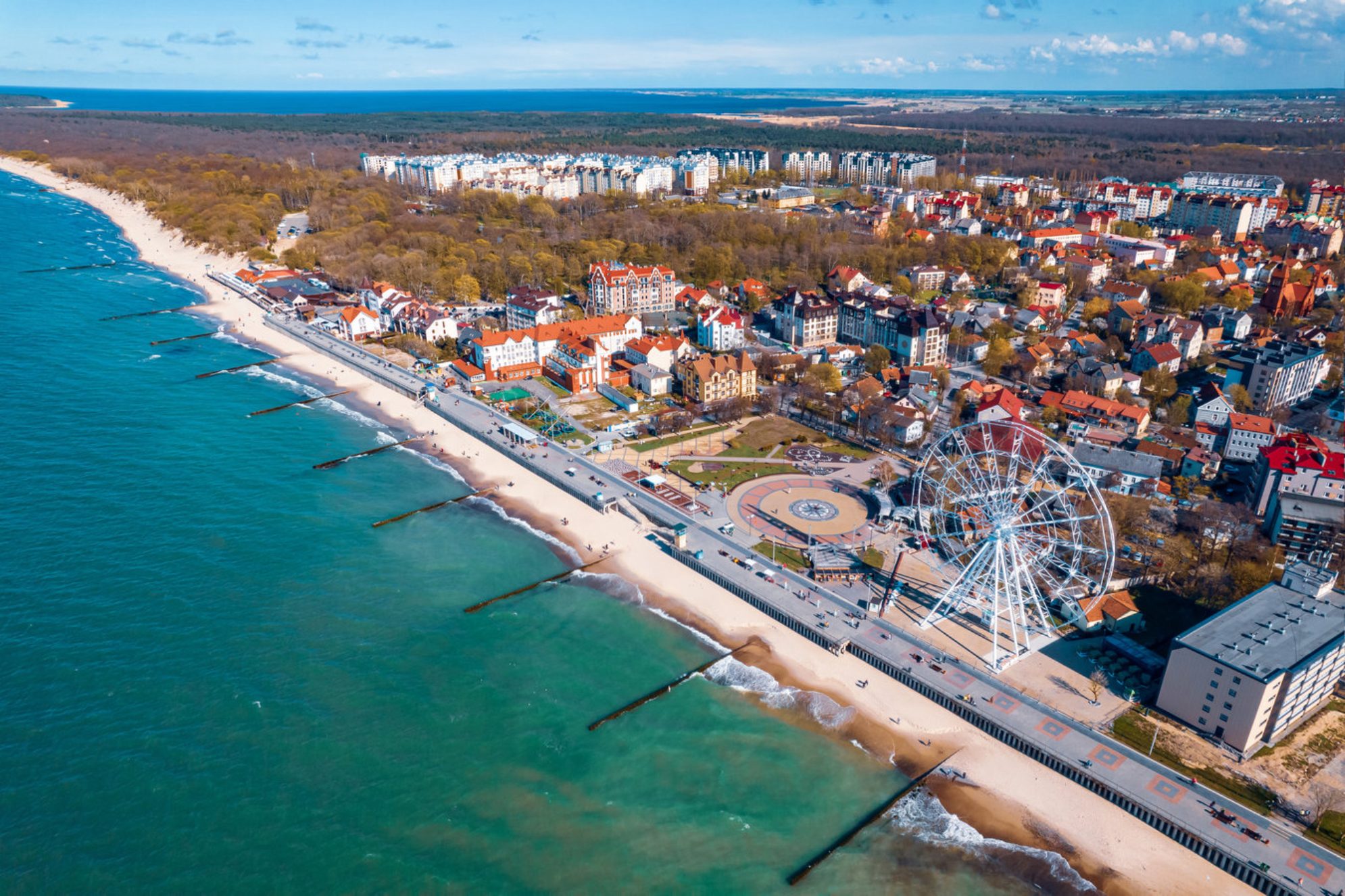 Зеленоградск с высоты птичьего полета. Источник: Shutterstock