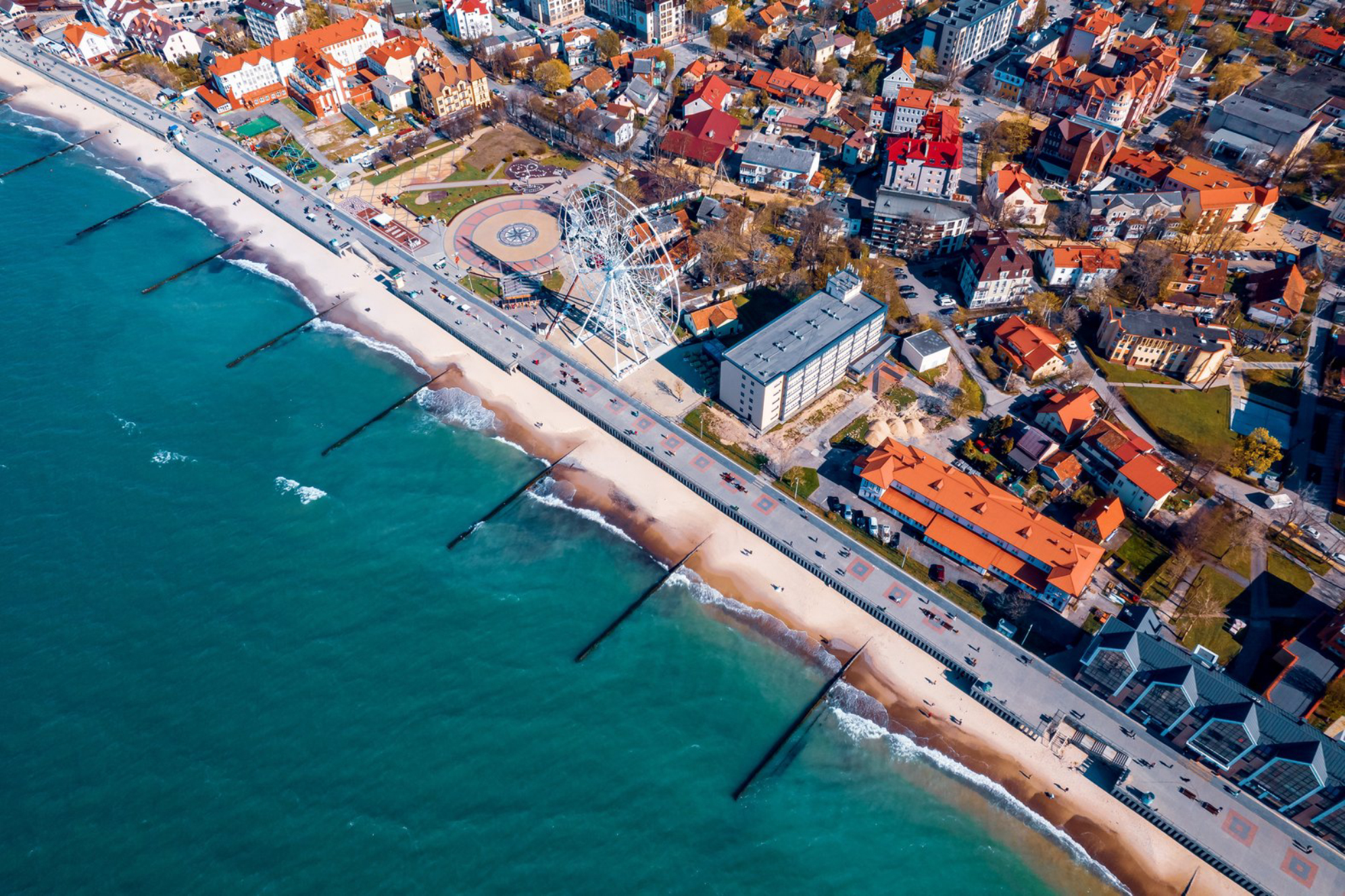 Зеленоградск с высоты птичьего полета. Источник фото: shutterstock.com