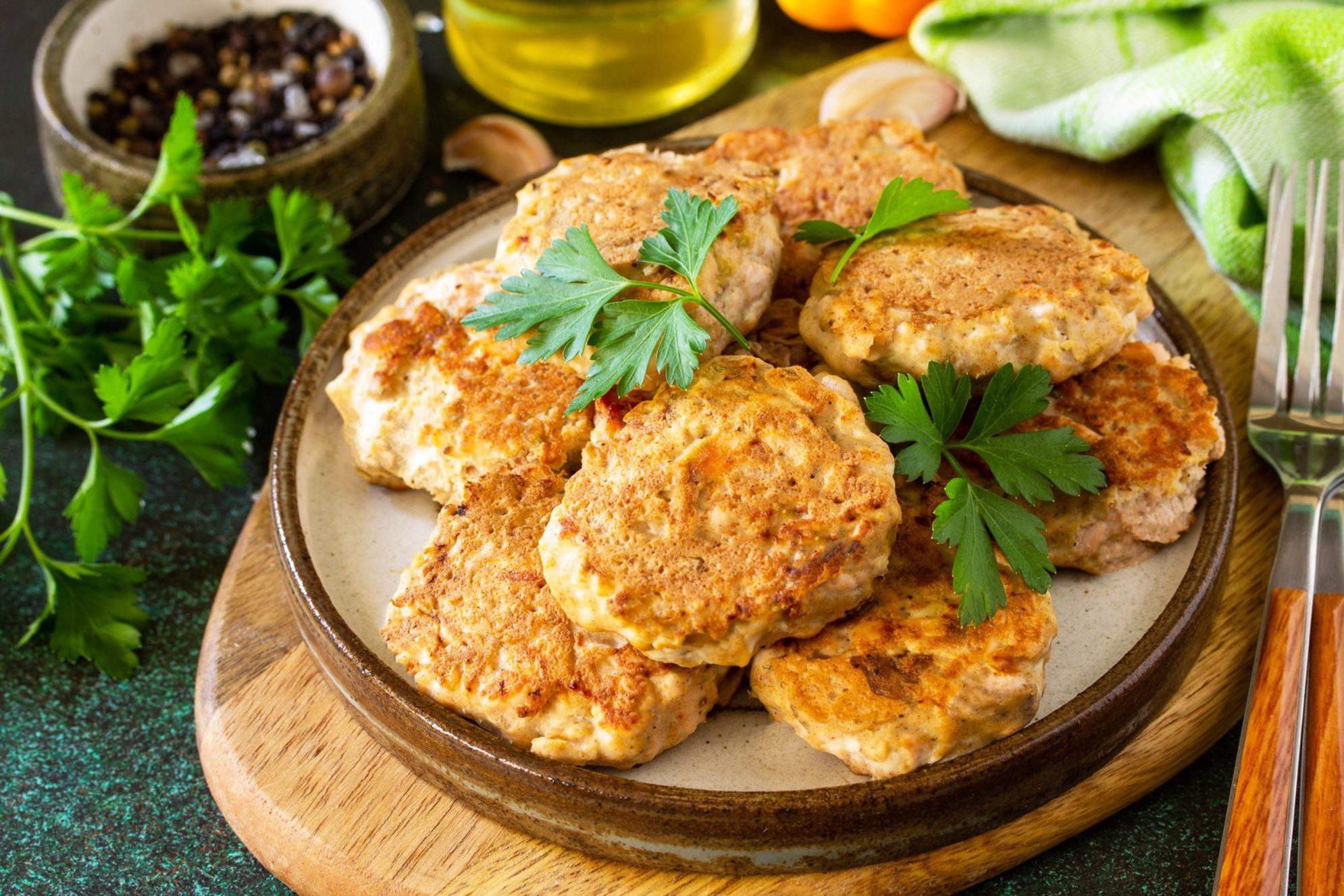 Рыбные котлеты.