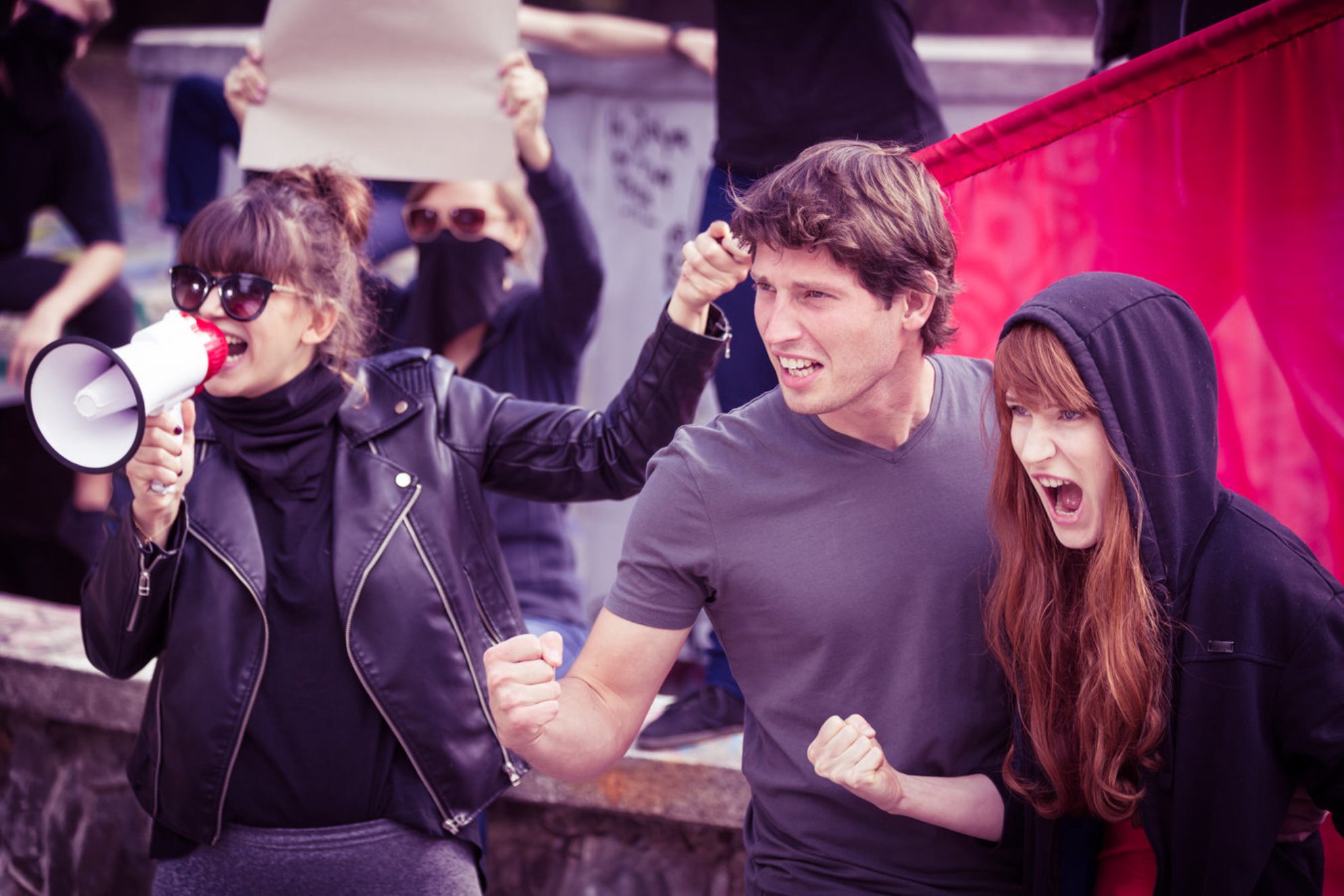 Протестующие требуют «обнуления» действующей политической системы и немедленных досрочных выборов. Shutterstock