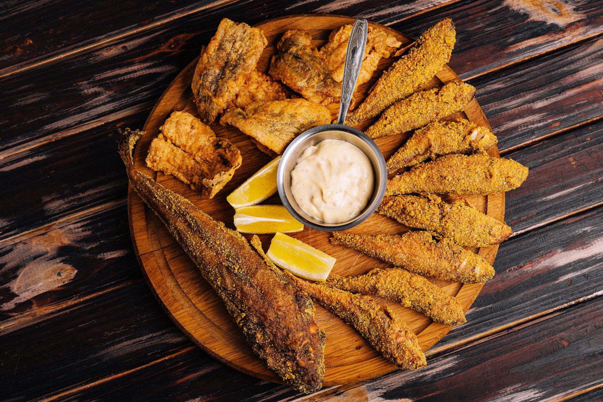 Жареная барабуля.