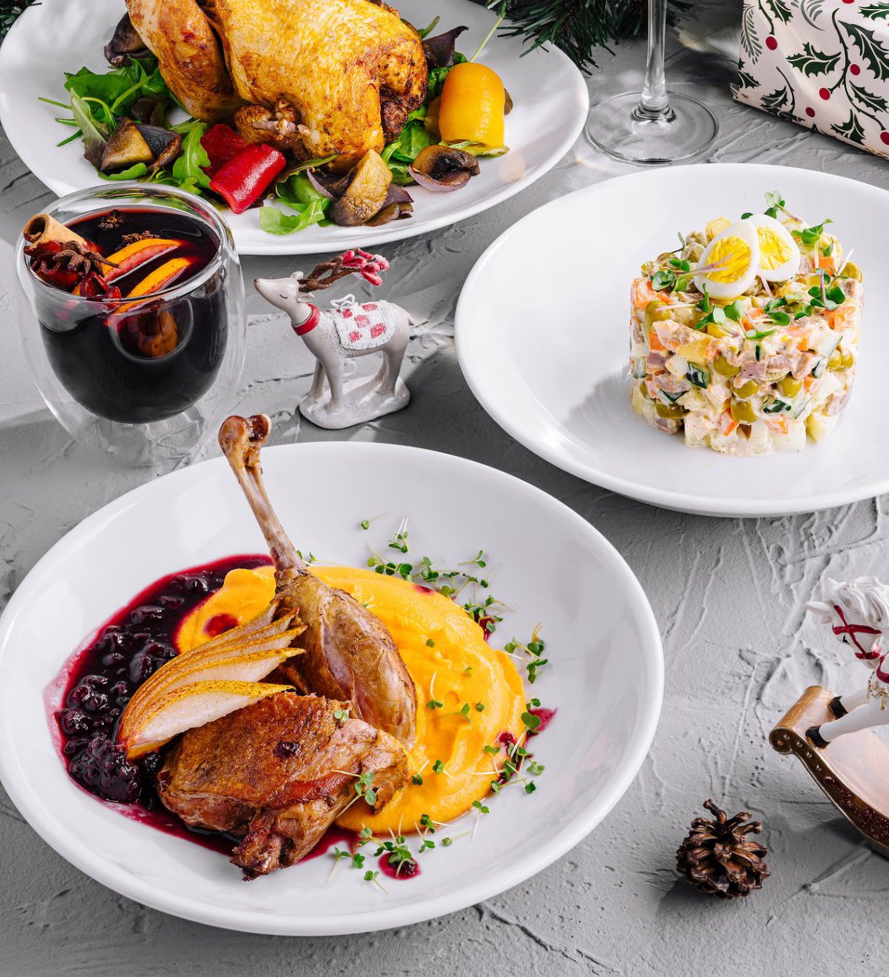 Блюдо в ресторане.