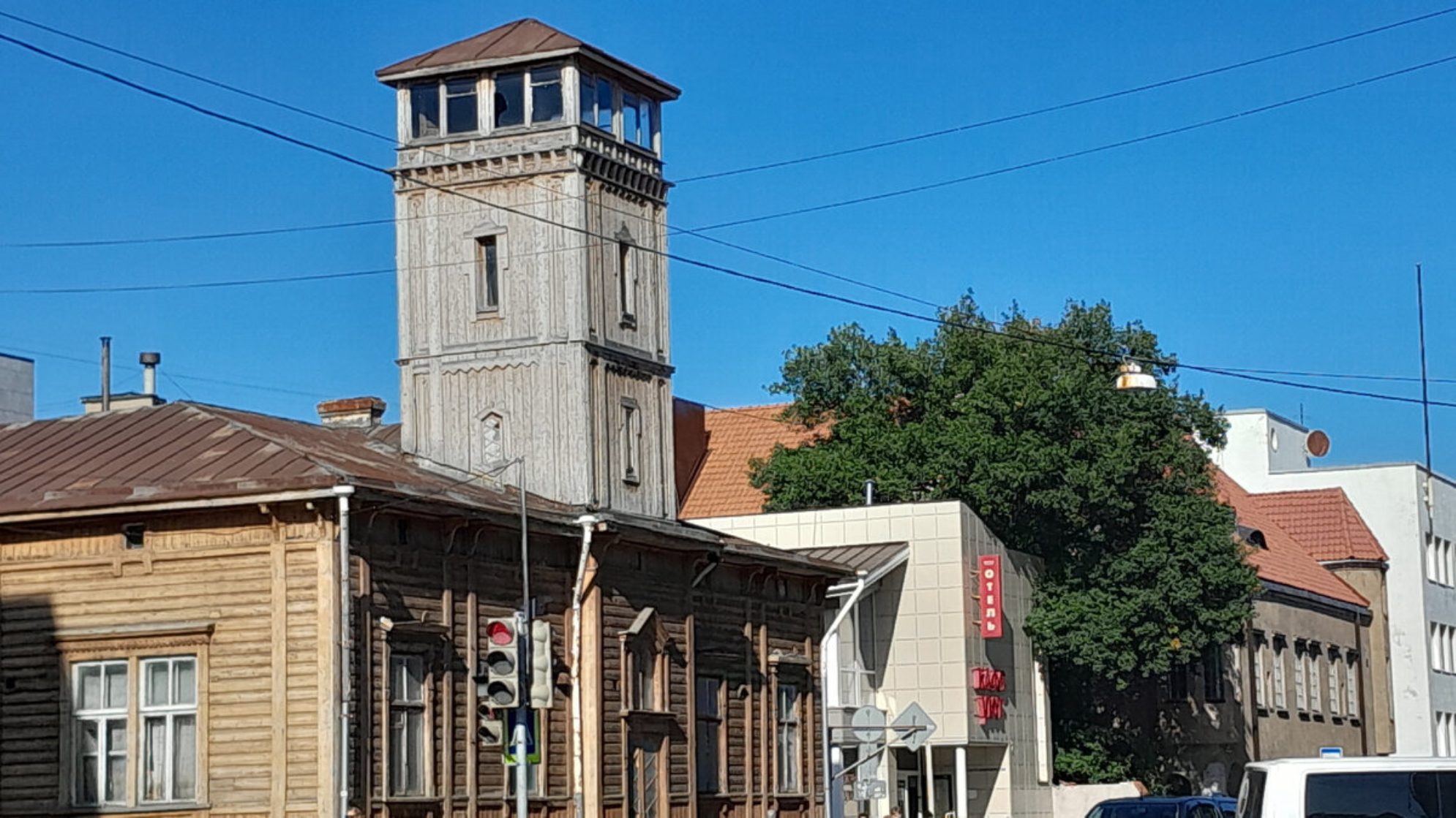 Пожарное депо с обзорной каланчой. Автор фото: Ирина Жарикова