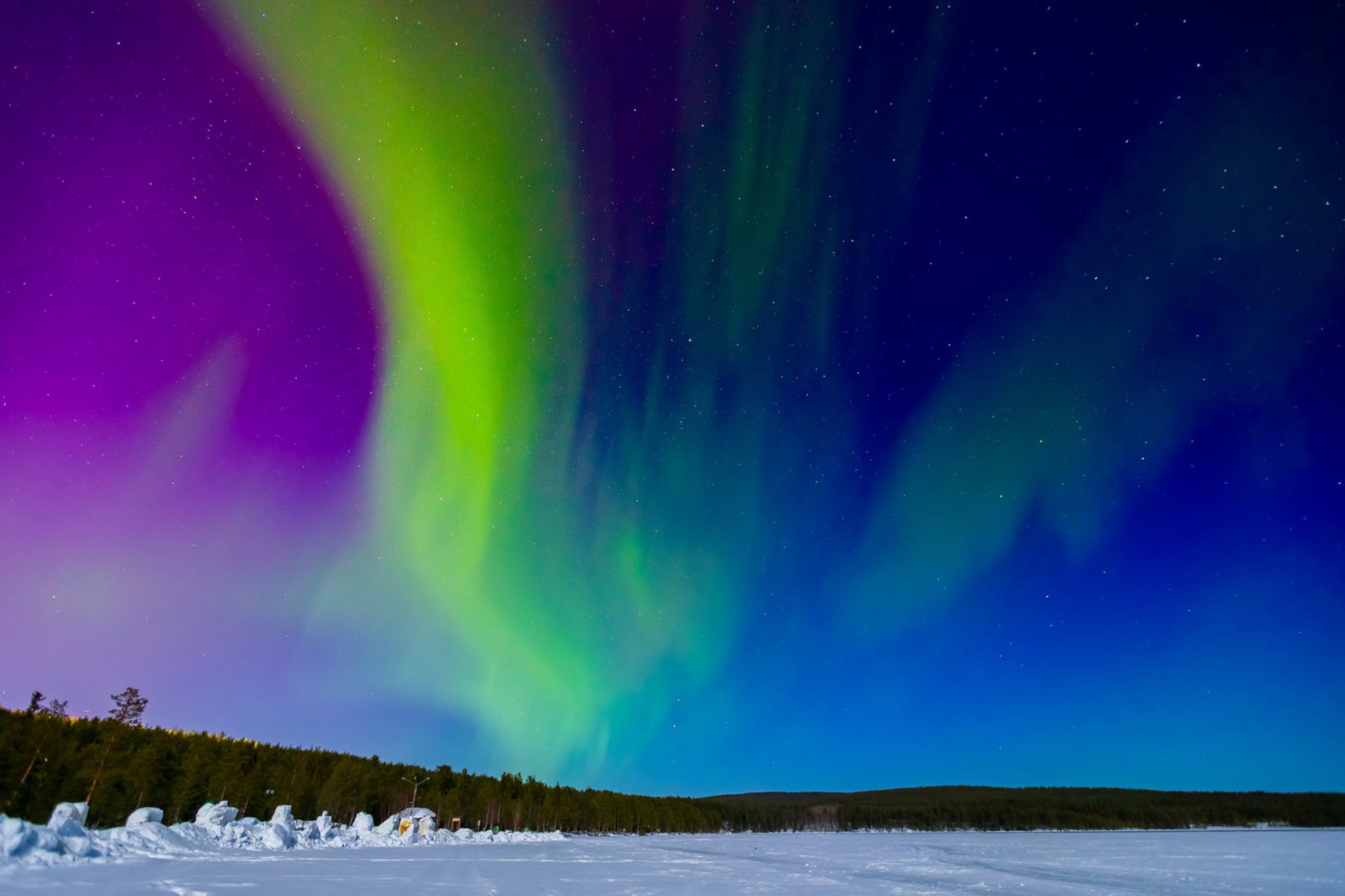 Вилюйск известен как центр культуры эвенков и якутов, а в зимние месяцы здесь можно увидеть северное сияние. Источник: shutterstock.com