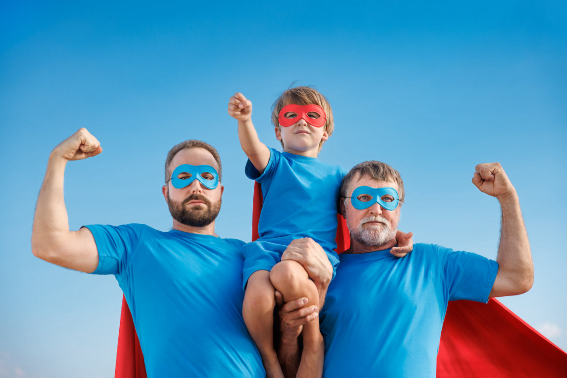 Для детей отец - супергерой. Источник: Shutterstock