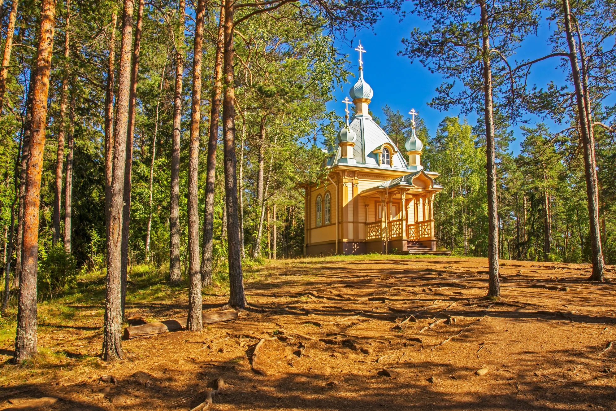 Часовня Вознесения Господня, входящая в комплекс Гефсиманского скита. Источник: Shutterstock