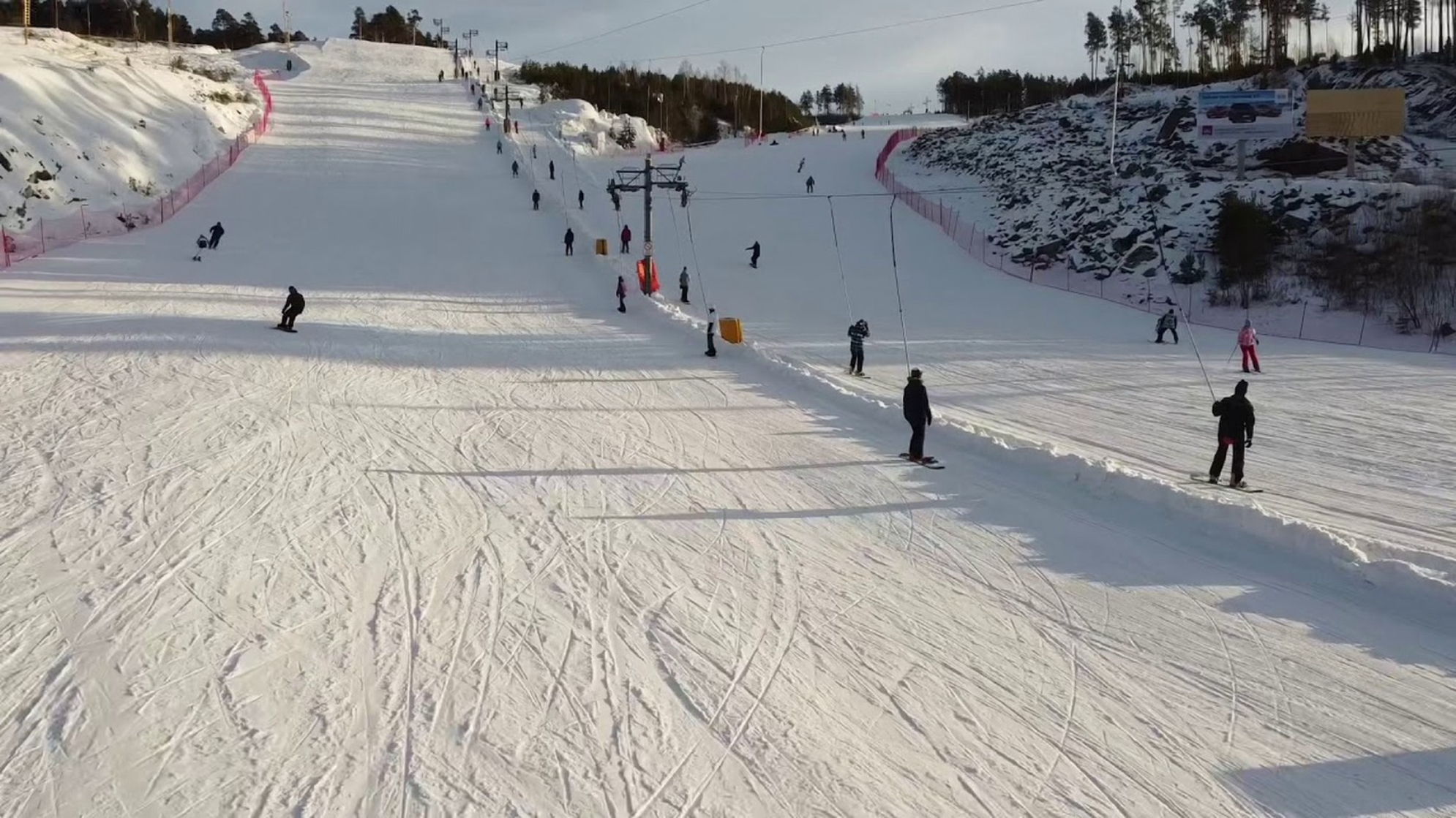 Трасса горнолыжного комплекса «Уктус».Автор: Любовь Федорова