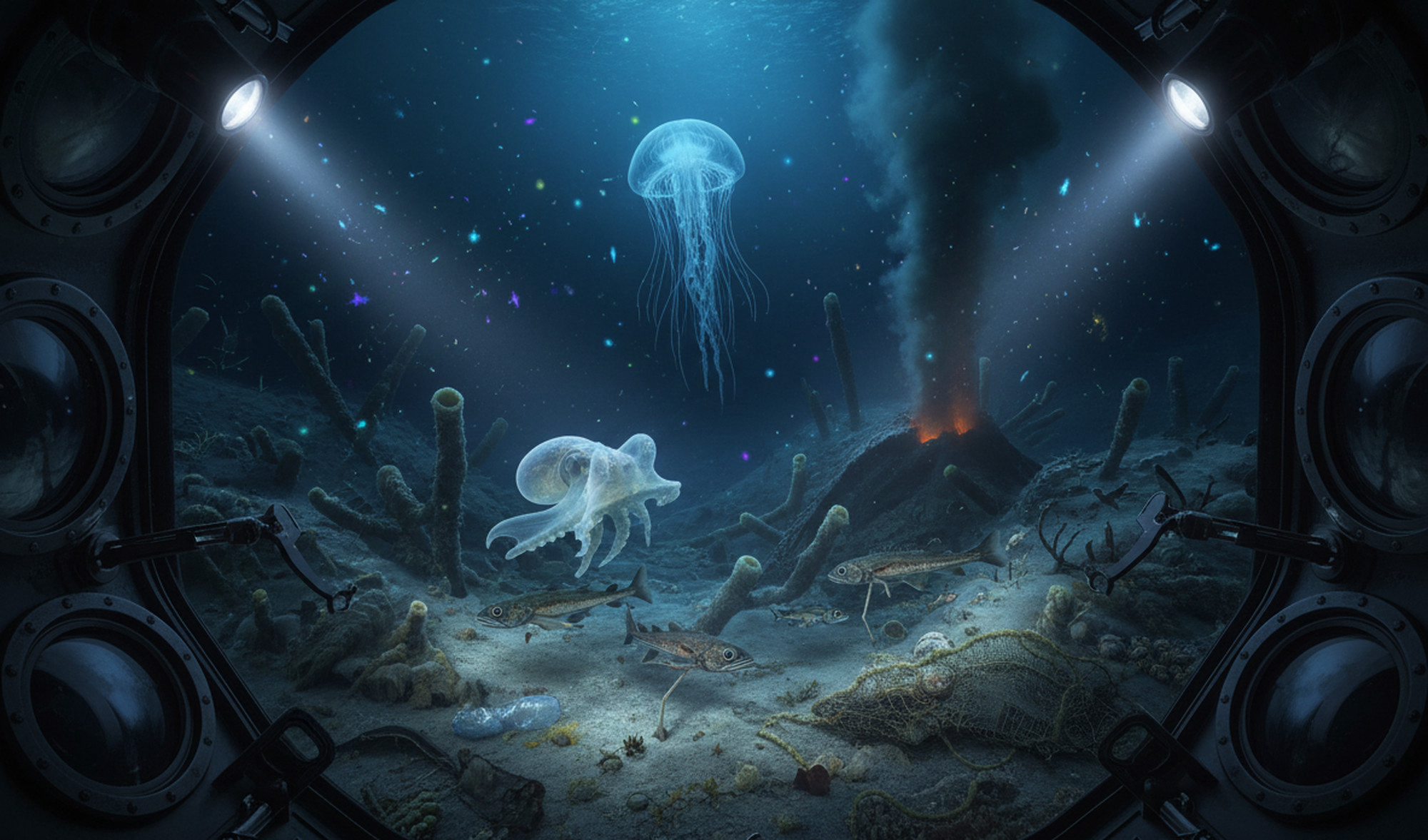 Представление, как может выглядеть дно Марианской впадины