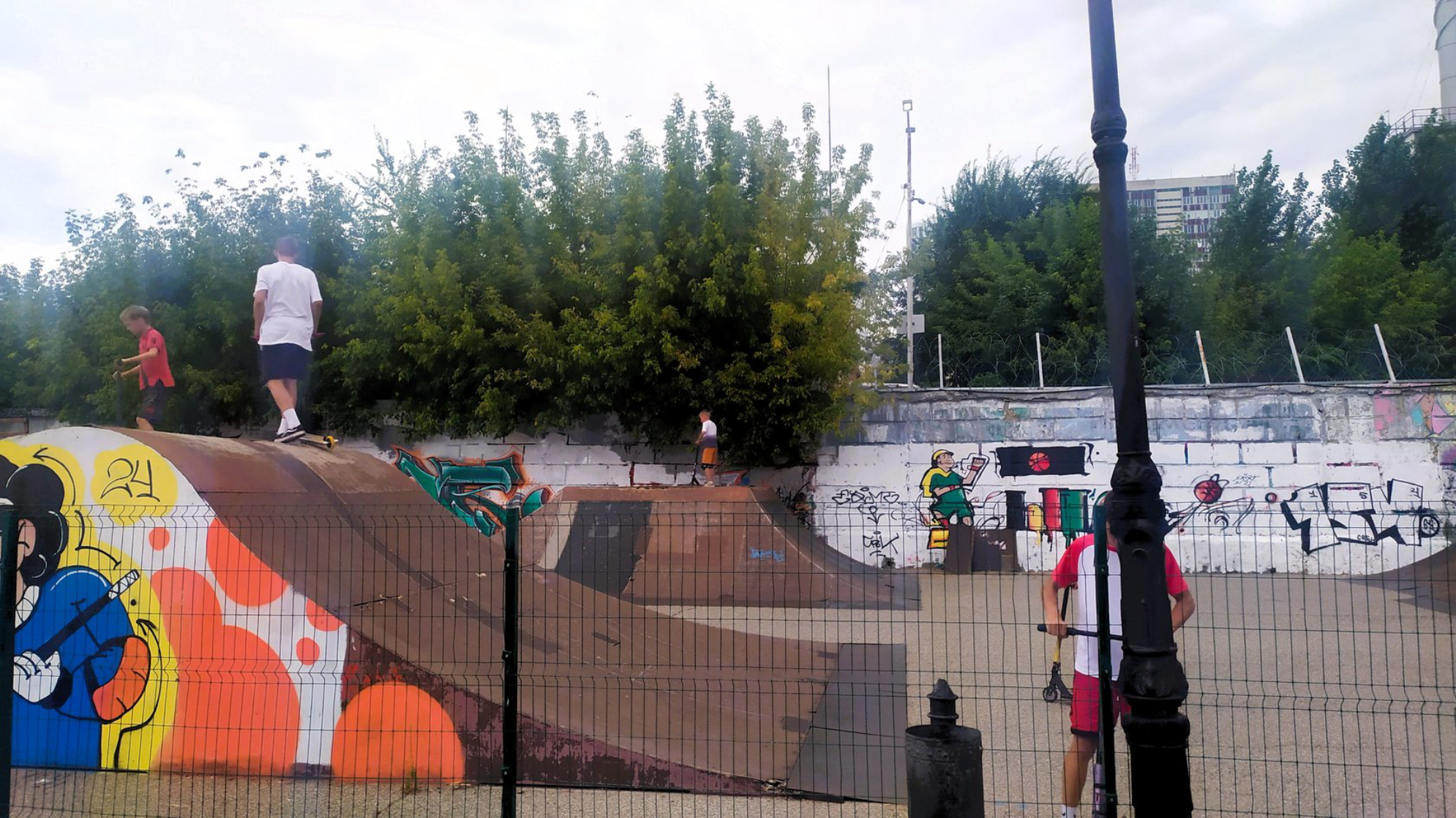 Скейтпарк на набережной, Саратов. Автор фото: Л.Федорова
