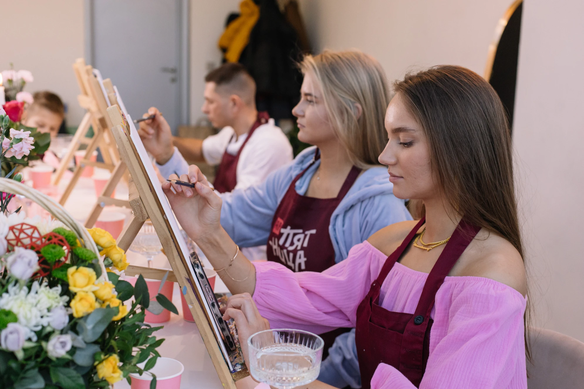 Мастер-класс по живописи в студии «Арт Пятница»