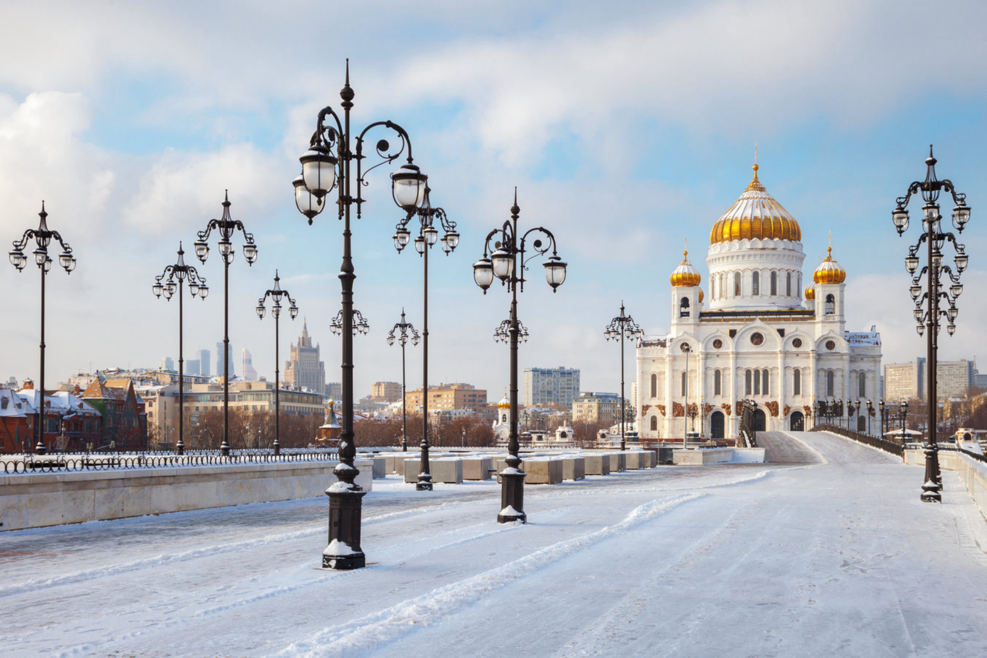 Храм Христа Спасителя в Москве зимой. Источник: Shutterstock