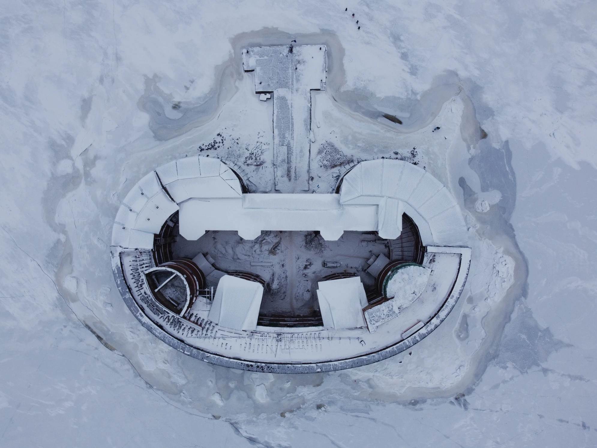 Забавный факт - форма Чумного форта напоминает человеческую почку или боб. Источник: Shutterstock